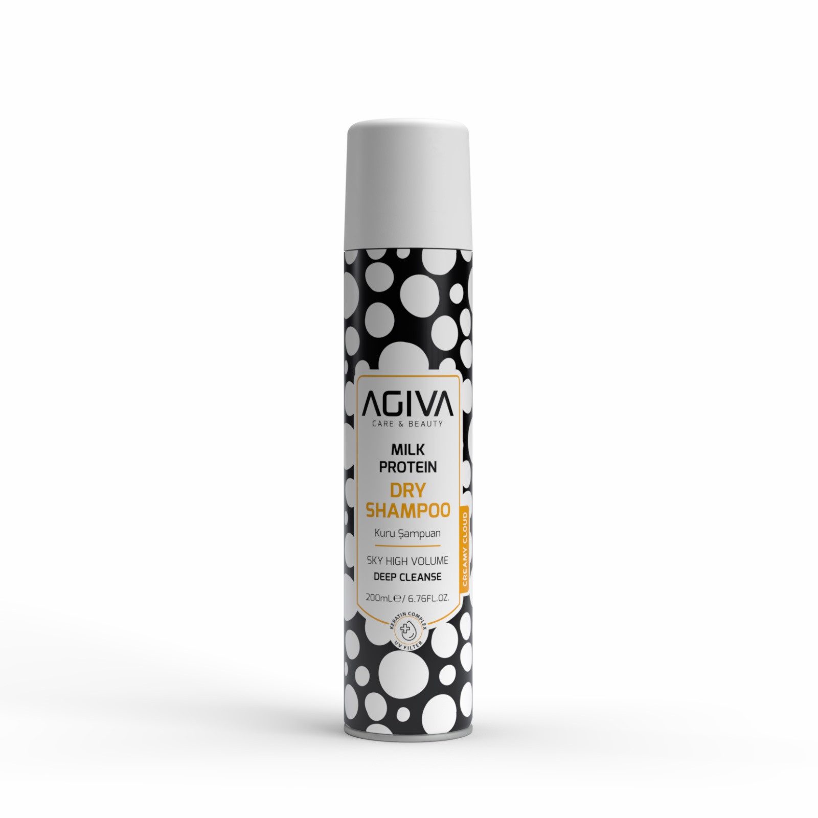 AGIVA Professional Trockenshampoo PRO CARE Milk Protein Milchprotein Dry Shampoo Trockenshampoo 200ml, 1-tlg.