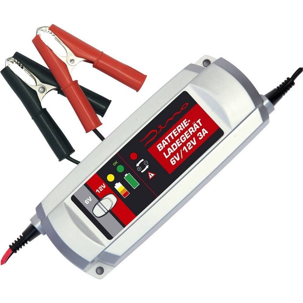 Dino KRAFTPAKET Batterieladegerät mit Erhaltungsladung 136301 Autobatterie-Ladegerät (Ladungserhaltung, verschiedene Ladeprogramme)
