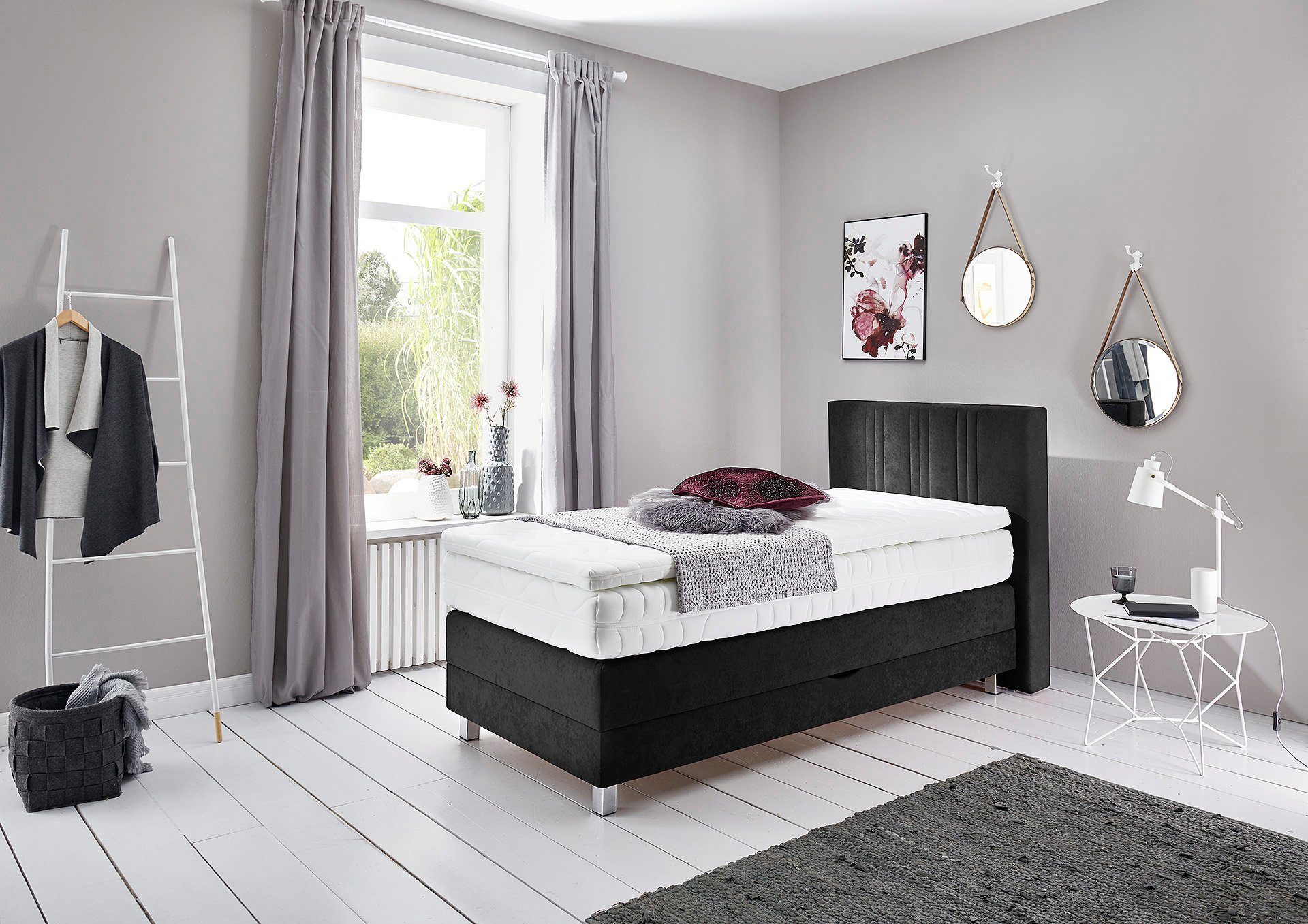 Westfalia Schlafkomfort Boxspringbett wahlweise mit Bettkasten und Topper günstig online kaufen