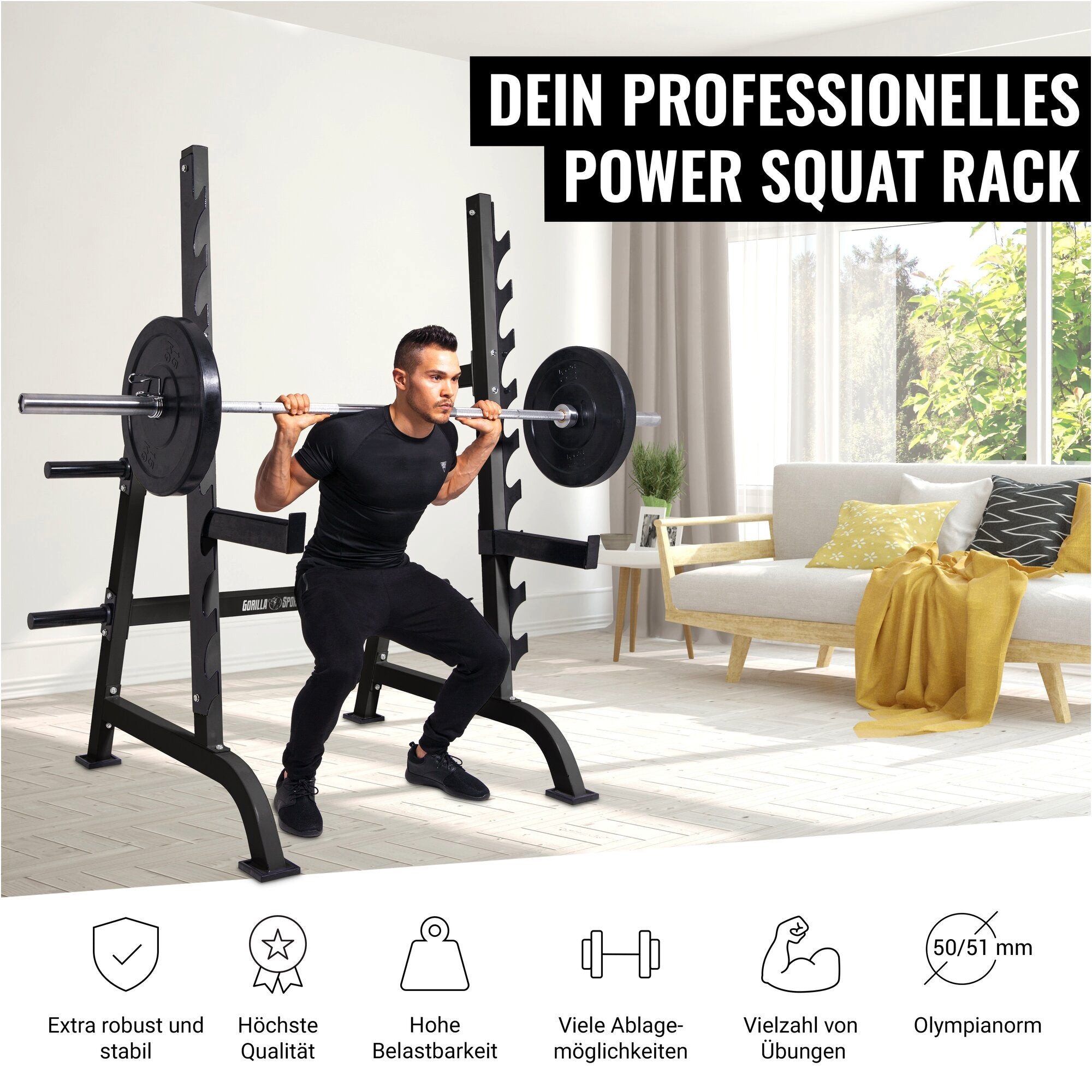 GORILLA SPORTS Squat Rack Squat Rack, (1-tlg)