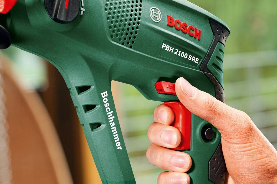 Bosch Home & Garden PBH 2100 RE rotary hammer, 230 V, max. 2300 rpm, incl. 6-piece drill bit set