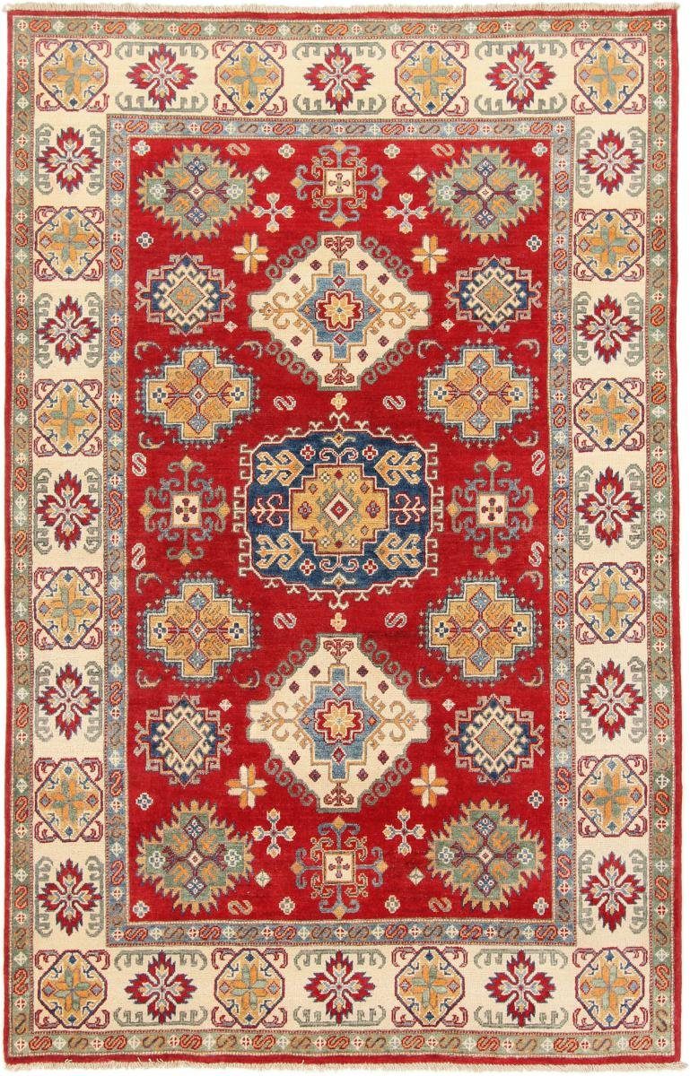 Orientteppich Kazak 164x256 Handgeknüpfter Orientteppich, Nain Trading, rechteckig, Höhe: 5 mm