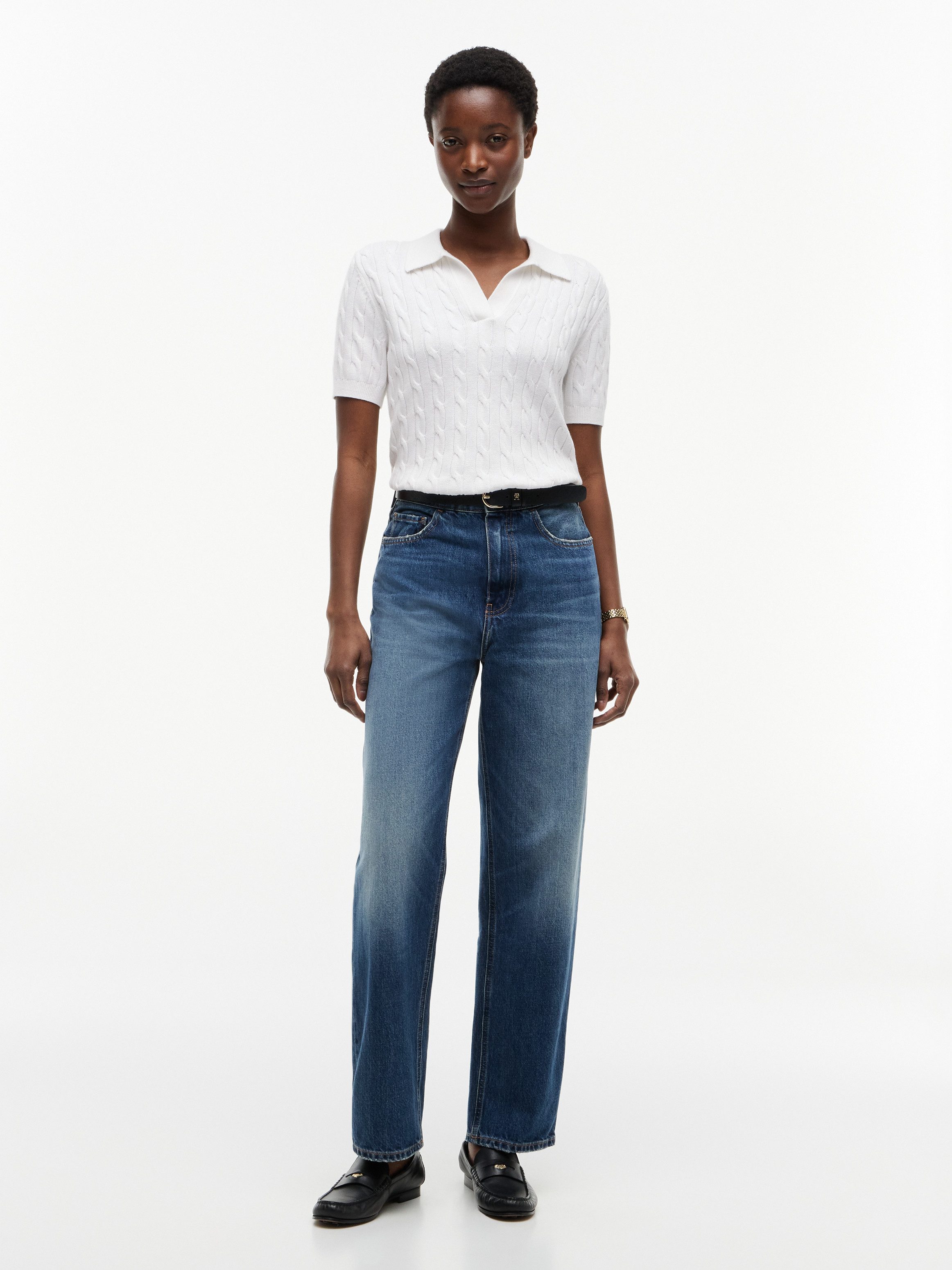 Tommy Hilfiger High-waist-Jeans TAPERED CAM HW ANKLE Baumwolle, knöchellang, high waist – Bild 4 von 5