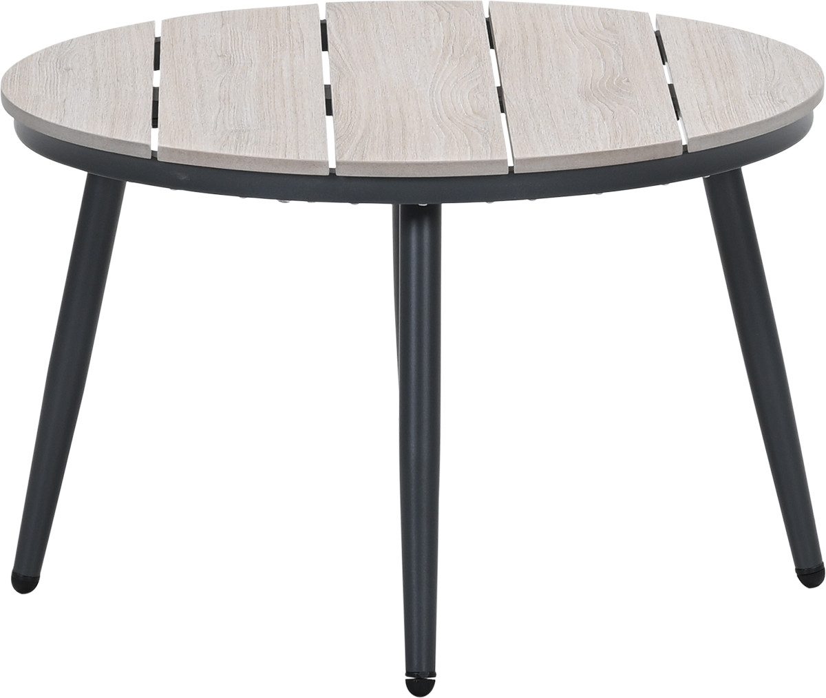 Garden Impressions Gartentisch Gartentisch Loungetisch Beistelltisch Margriet rund 70 cm Nonwood (Tisch, 1-St., 1 Tisch), pflegeleicht / wetterfest / stabil