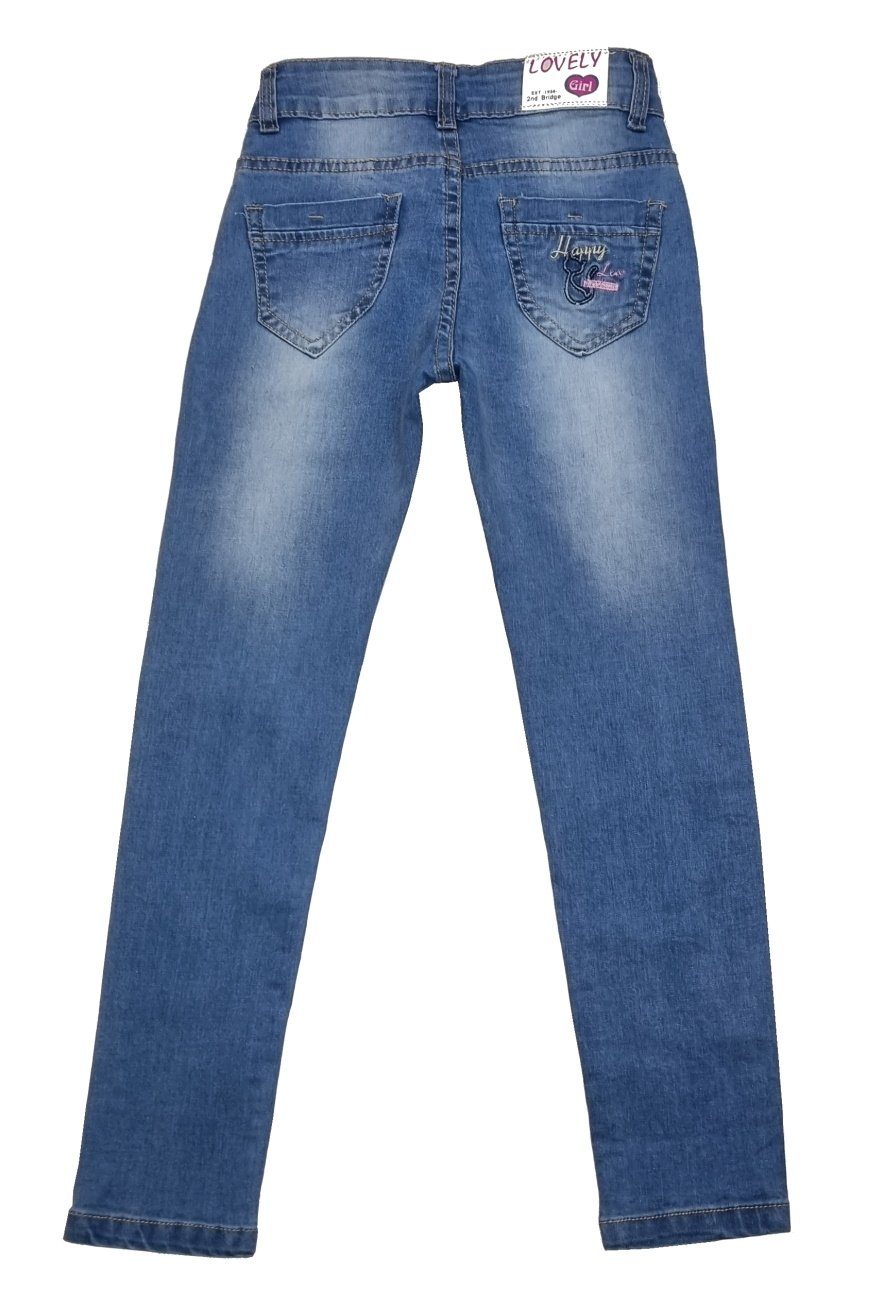 Fashion Stretch, Jeans 5-Pocket-Jeans Girls Hose Mädchen M29