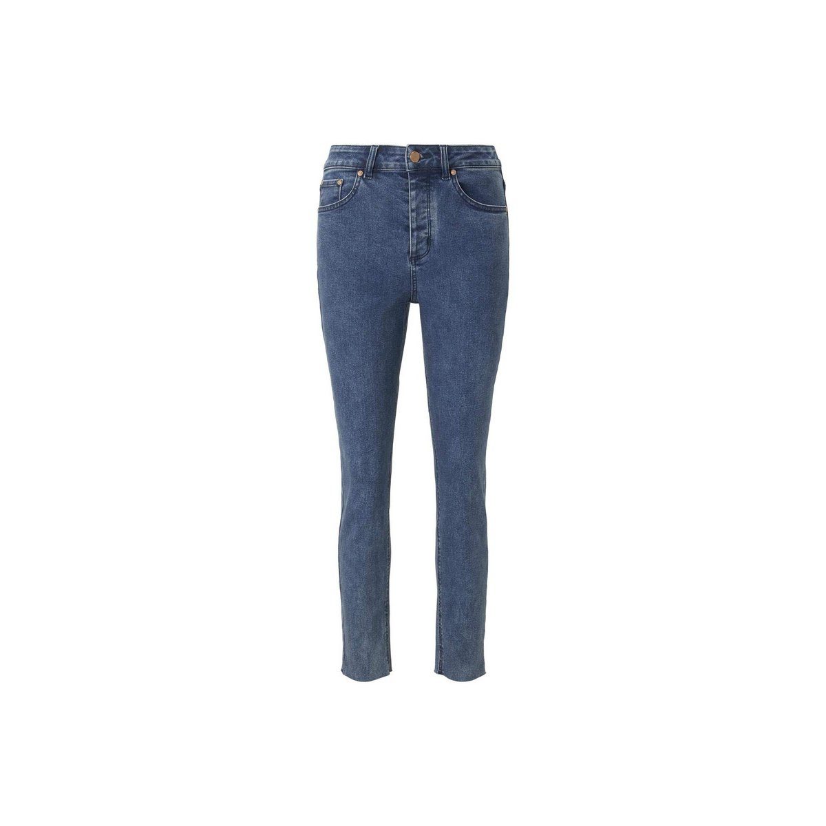 TOM TAILOR 5-Pocket-Jeans uni regular (1-tlg) | Straight-Fit Jeans