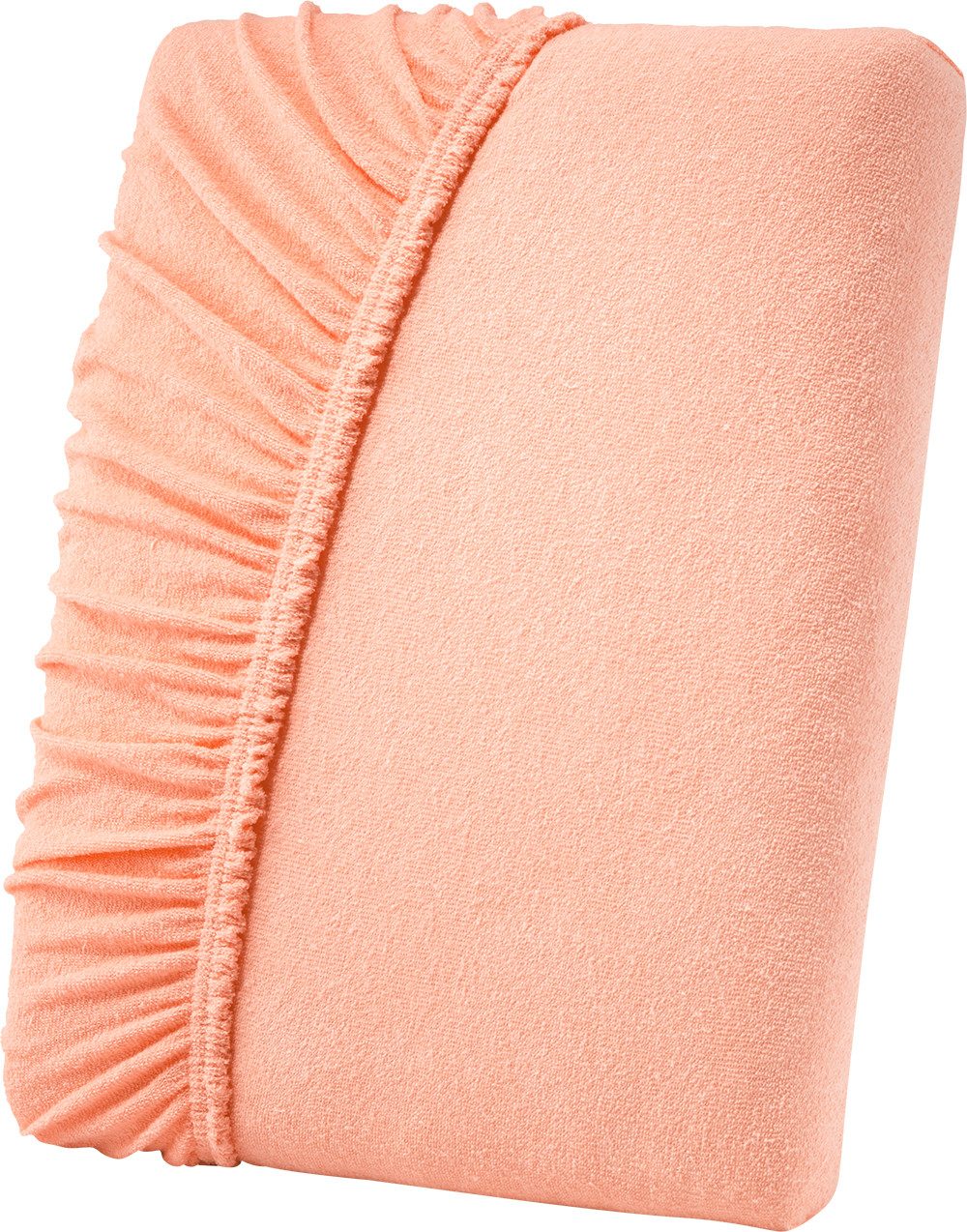 Primbausch Spannbettlaken, Jersey, Gummizug: rundum, Fein-Jersey Spannleintuch aus 100% Baumwolle