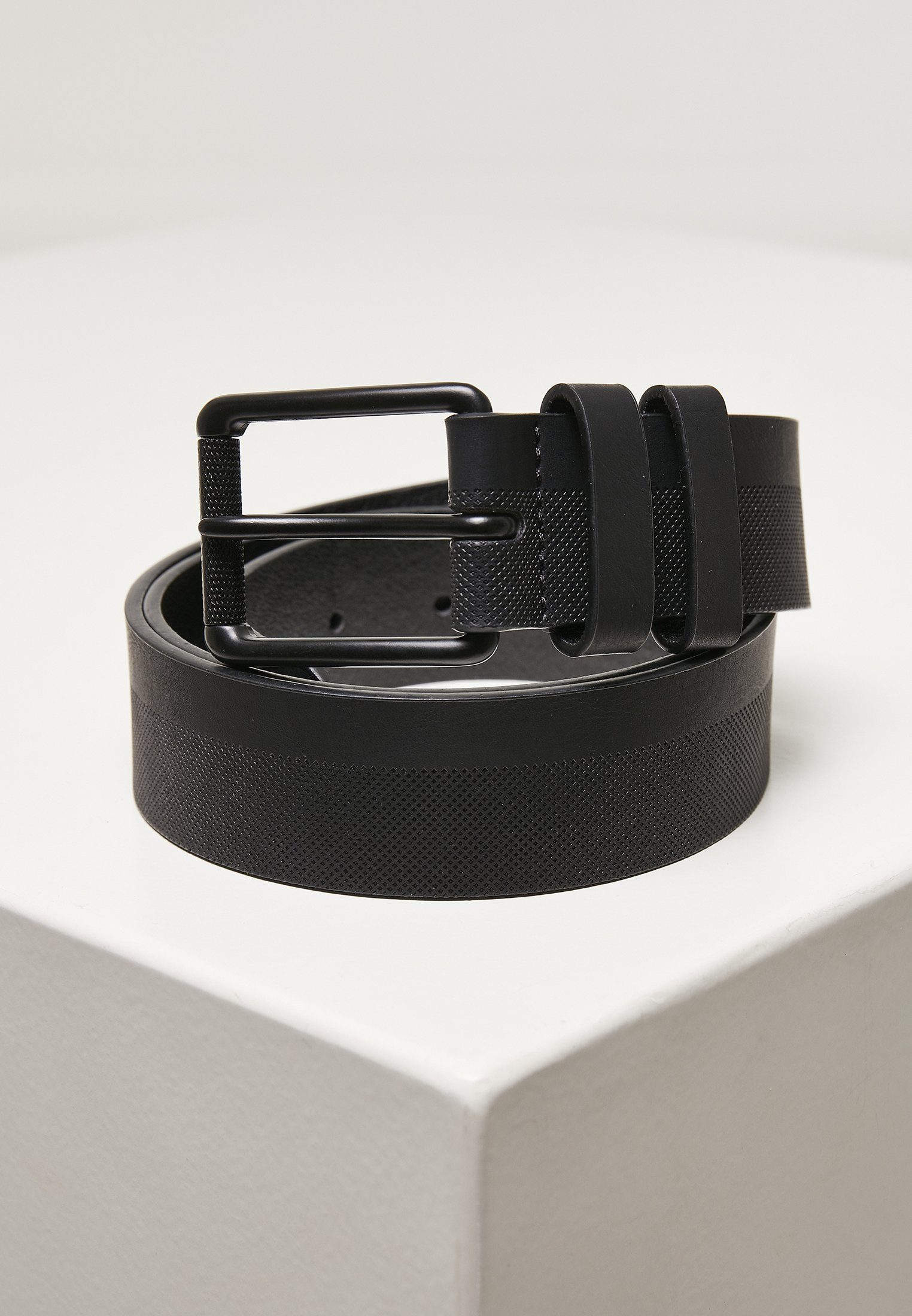 URBAN CLASSICS Hüftgürtel Accessories Imitation Leather Basic Belt schwarz