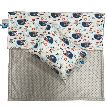 Kinderdecke Kinderdecke Krabbeldecke Kinderbettdecke 100x135cm, RoKo-Textilien, mit Bänder