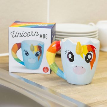 Thumbs Up Tasse Tasse "Unicorn Mug" - Einhorn Tasse, Keramik, mit Öhrchen
