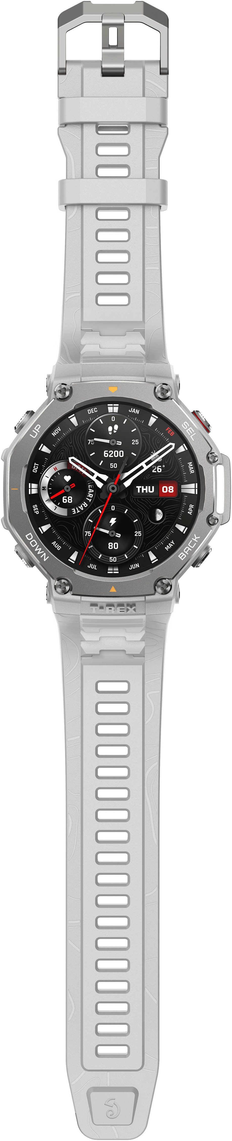 Amazfit T-Rex 3 Smartwatch (1,5 Zoll, Zepp OS), Hyrox Race Mode grau