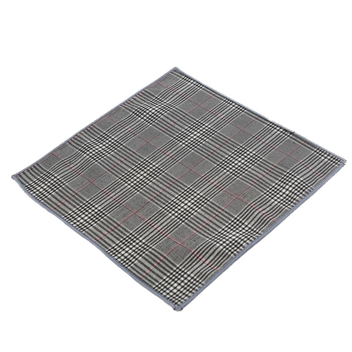 DonDon Einstecktuch DonDon Einstecktuch Tweed Look kariert, (Packung, 1-St), zum Falten, kariert, Tweed-Look