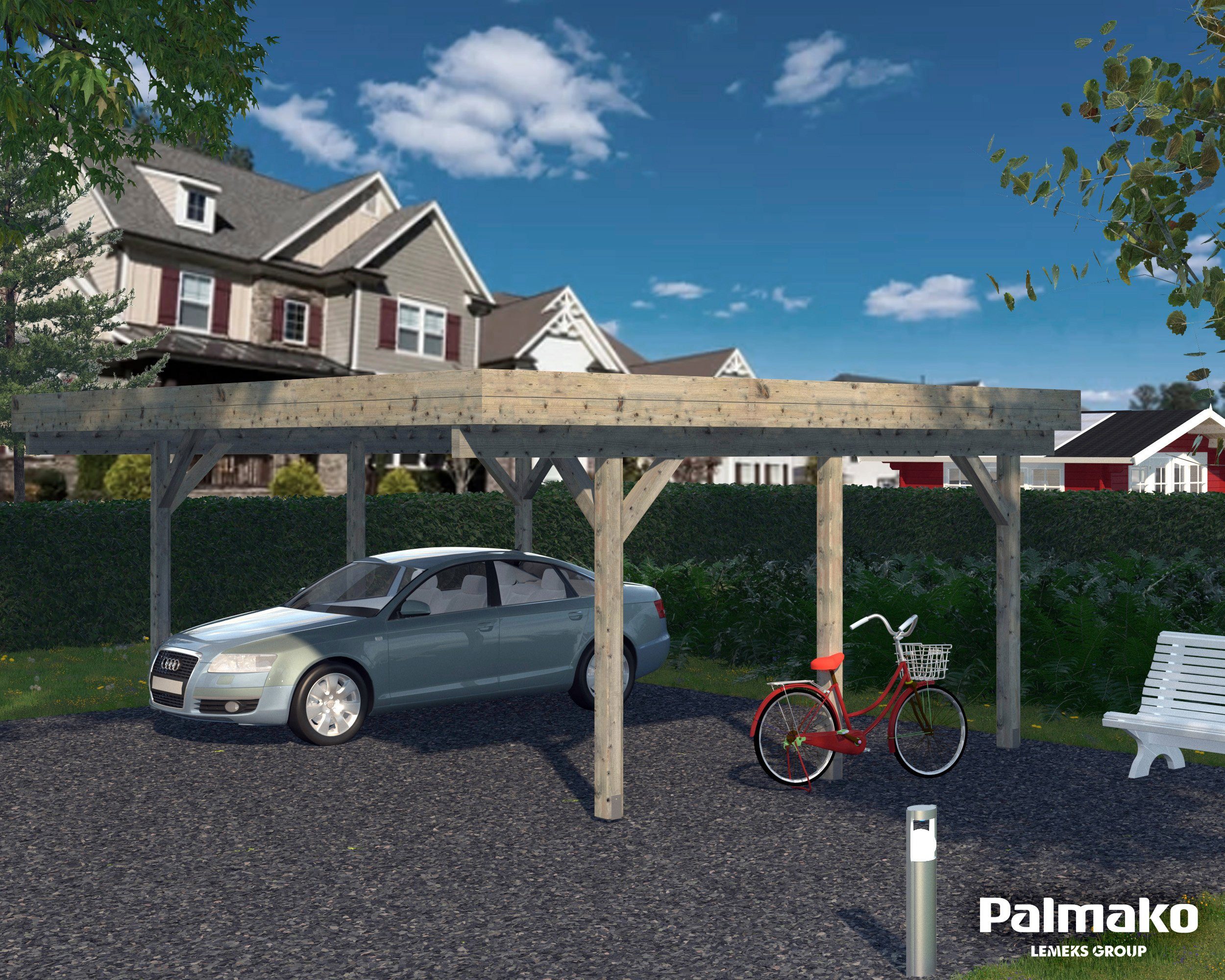 Karl, Palmako 600x512 BxT: Doppelcarport cm