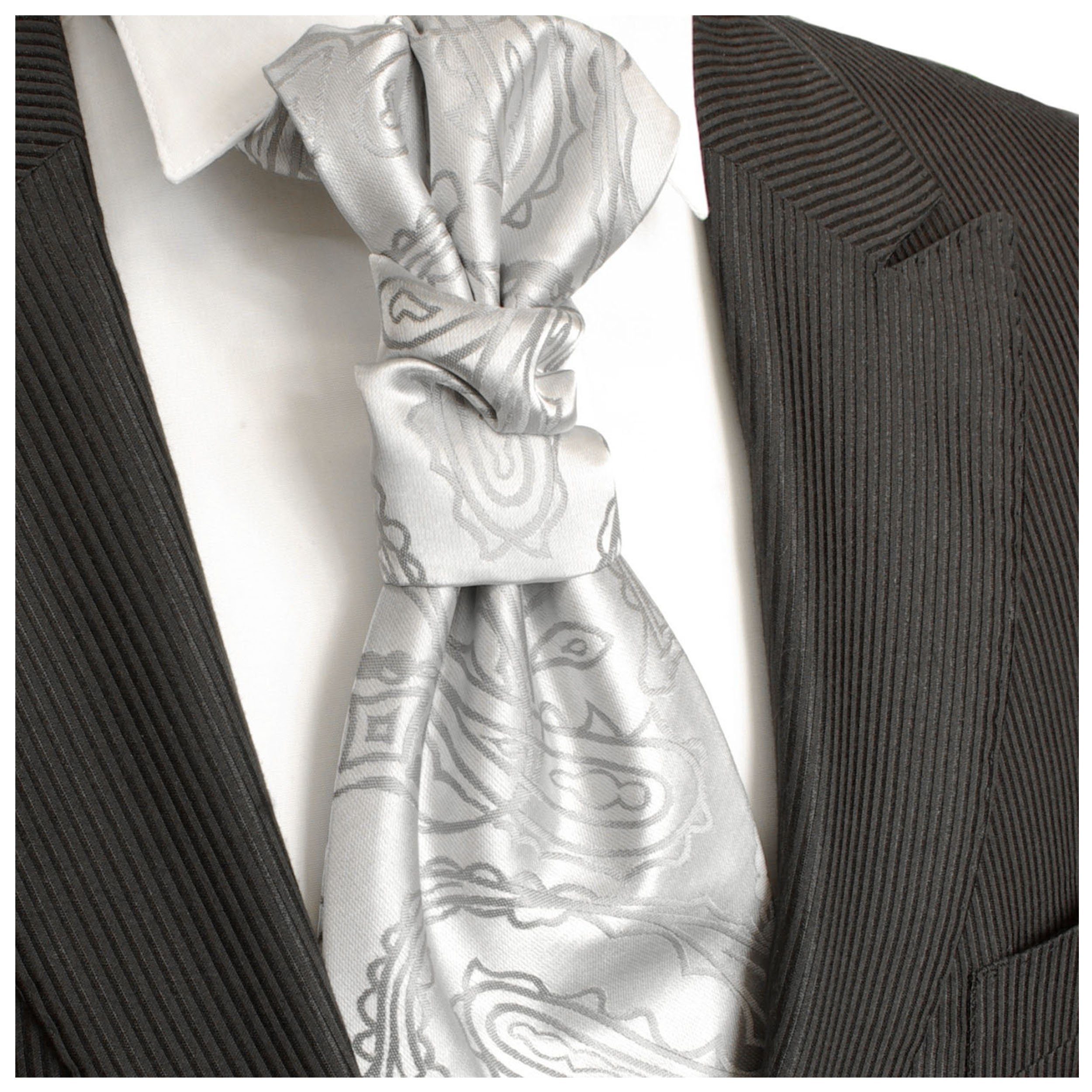 Paul Malone Krawatte Elegantes Herren Plastron günstig online kaufen