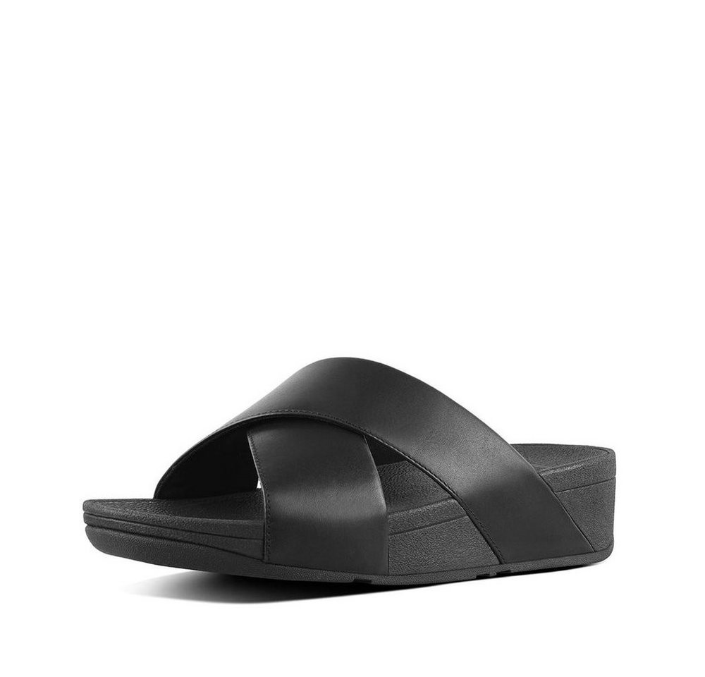 Fitflop Lulu Cross Slide Sandals Leather Sandale