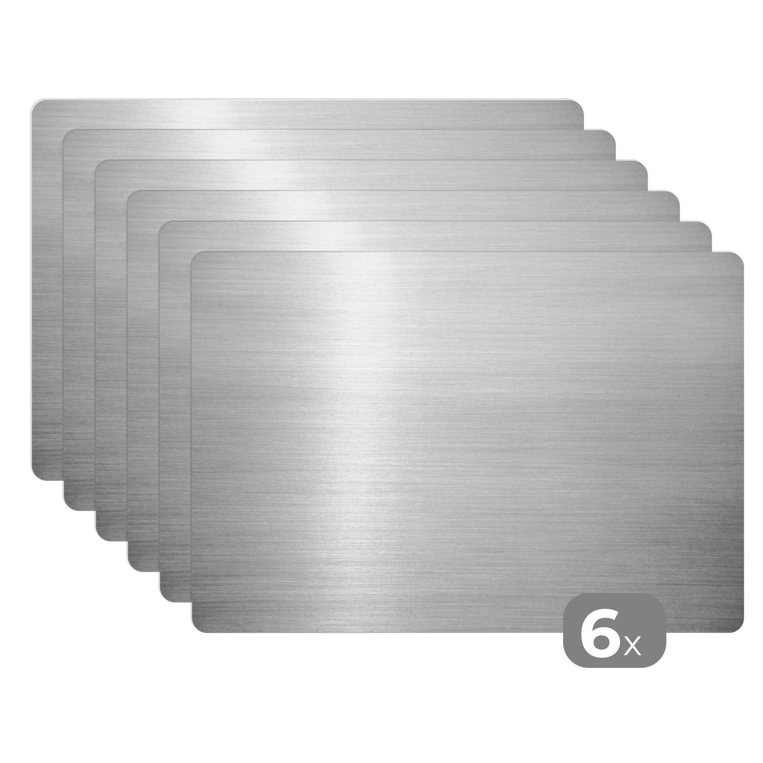 MuchoWow Platzset Metallischer Hintergrund, (6-St), Platzsets, Tischset, Ab günstig online kaufen