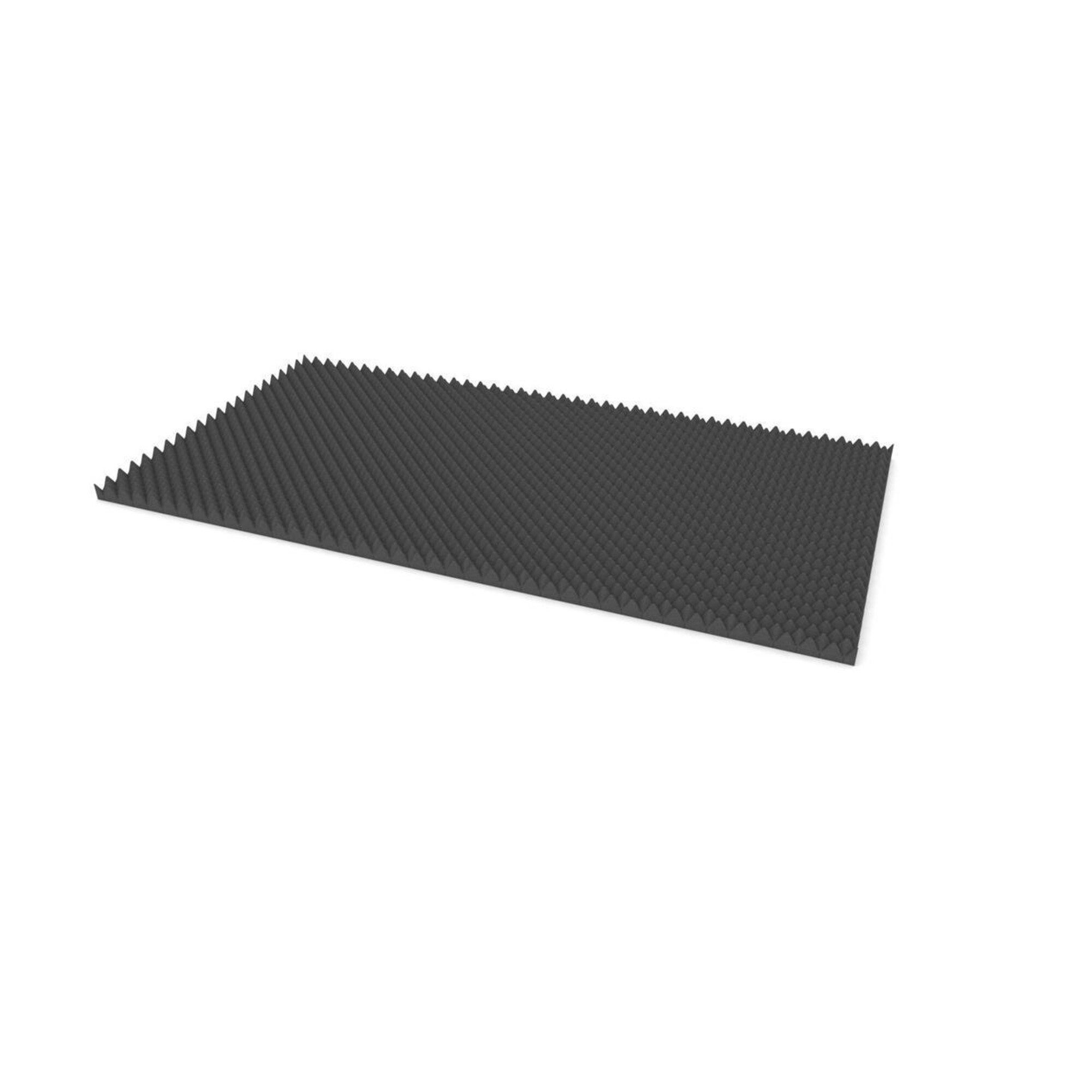 PolySound Akustikplatte Noppenschaumstoff anthrazit 200×100 cm (2 m) – Schallabsorber