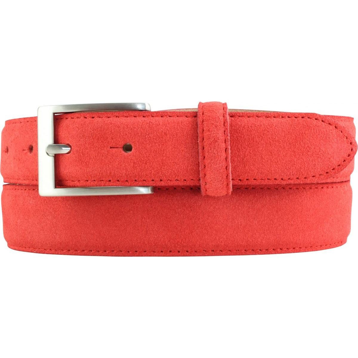 Ledergürtel Gürtel aus Veloursleder 3,0 cm - Weicher Velour-Ledergürtel für Herren