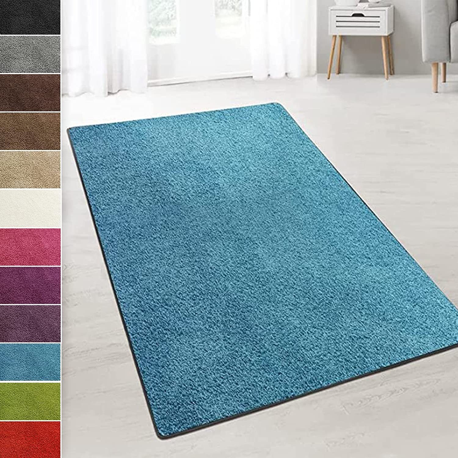 Karat Teppich Shaggy-Teppich Barcelona, ringsum gekettelt günstig online kaufen