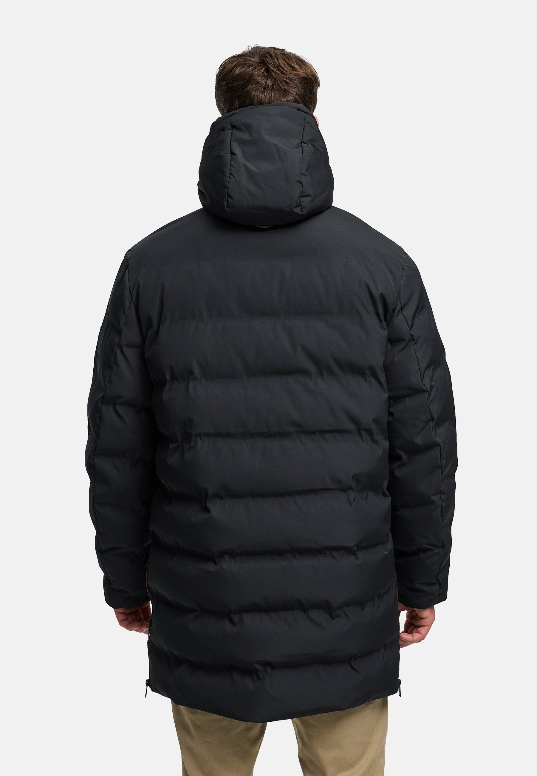 Kronstadt Wintermantel Herren KSBourland hood Herrenjacke Daunen-Optik Winterjacke mit Kapuze