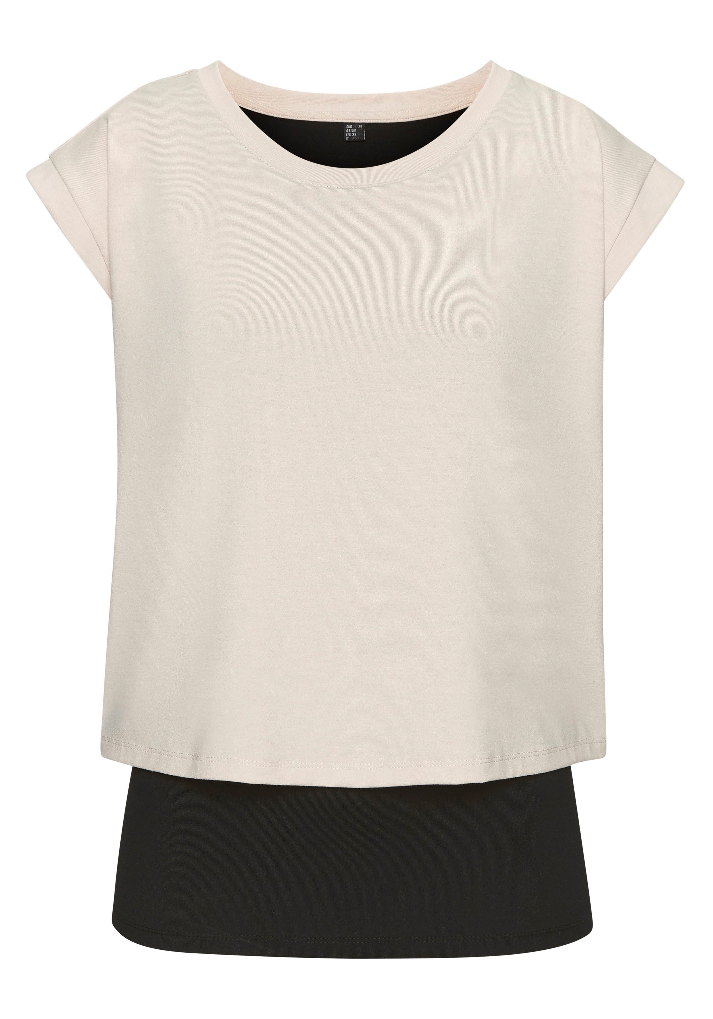 LASCANA ACTIVE Layershirt 2 in 1 T-Shirt im Layer-Design – Bild 2 von 5