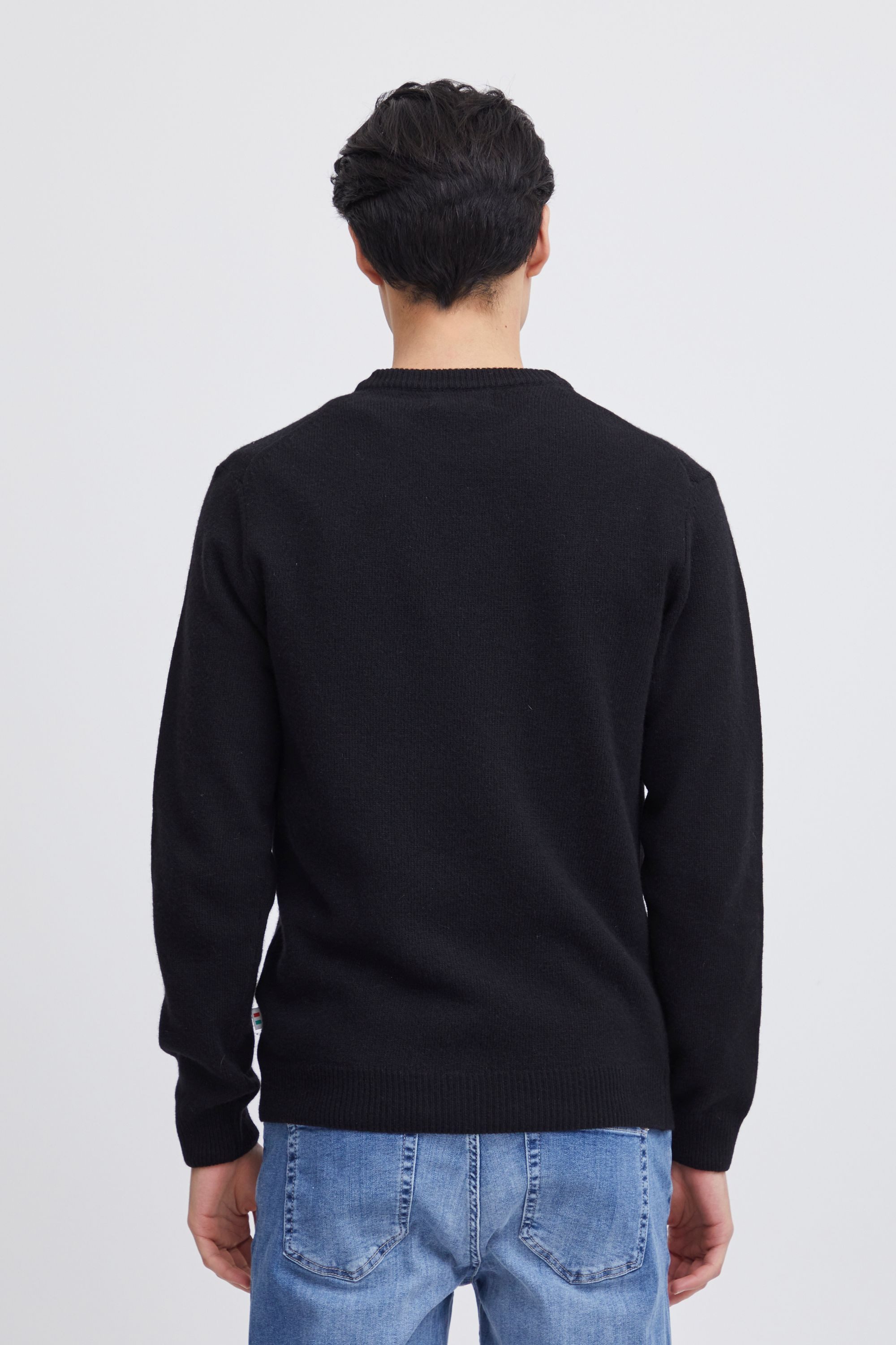 Casual Friday Rundhalspullover CFKarl Modischer Feinstrick-Pullover