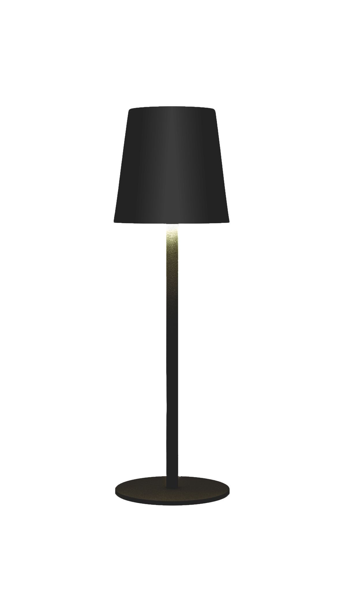 Coen Bakker Deco BV LED Tischleuchte Touch Tischlampe Dimmbar Akku IP44 Glatt Klein, Touch-Funktion, LED fest verbaut, Warmweiß, Kaltweiß, Tageslichtweiß