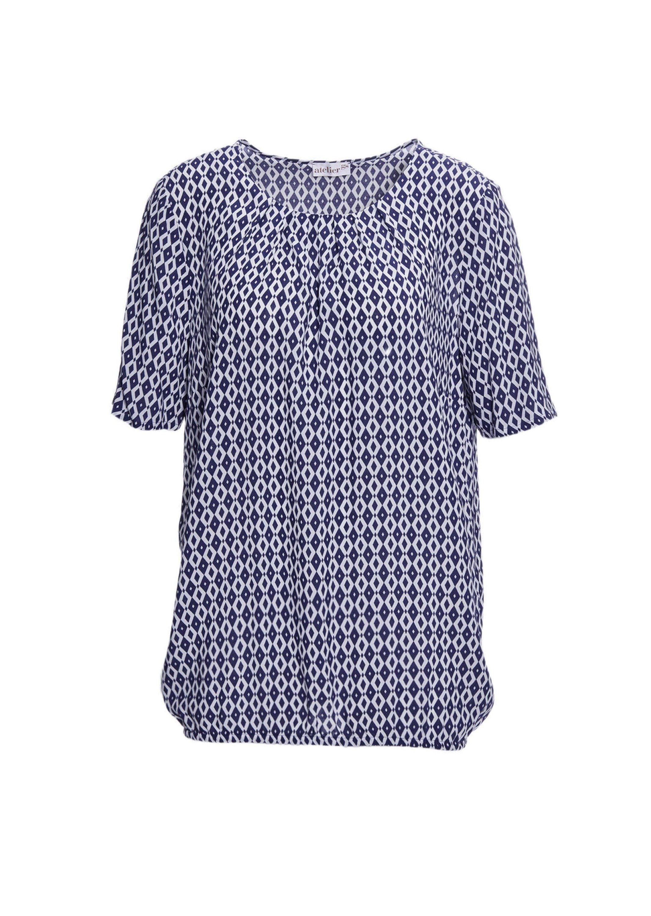 Druckbluse Farbbrillante Druckbluse mit liebevollen Details