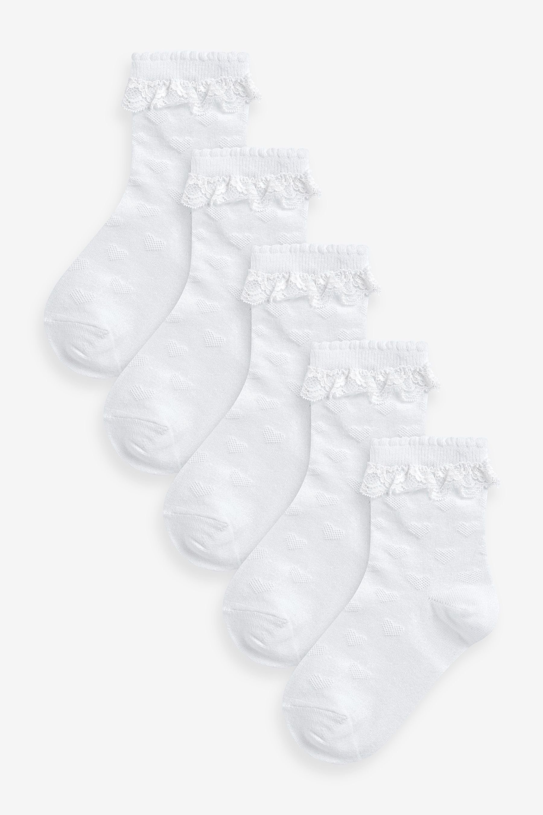 Next Kurzsocken Knöchelsocken mit hohem Baumwollanteil, 5er-Pack (5-Paar)