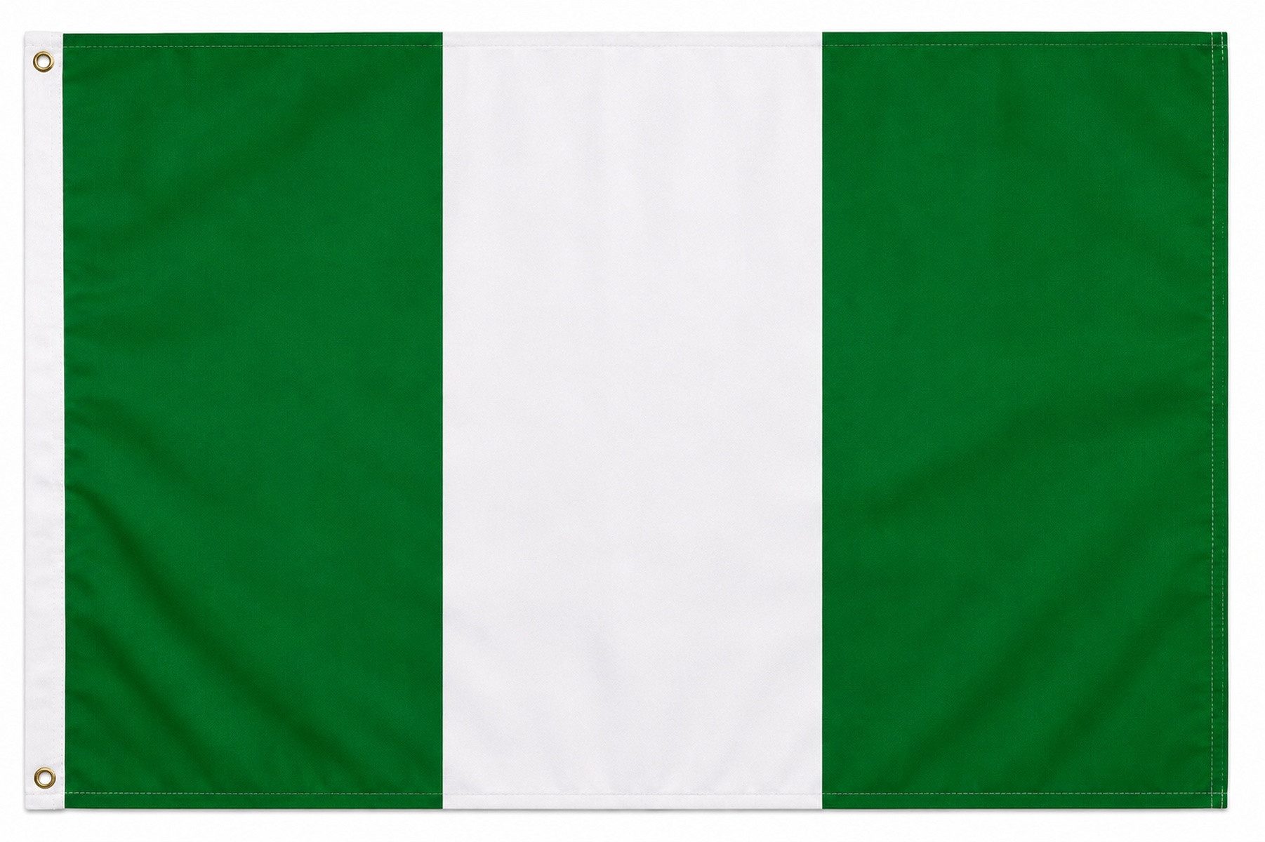 trends4cents Flagge XXL Flagge Fahne mit 3 Messingösen in 250 x 150 cm (Nigeria), für Fahnenmaste