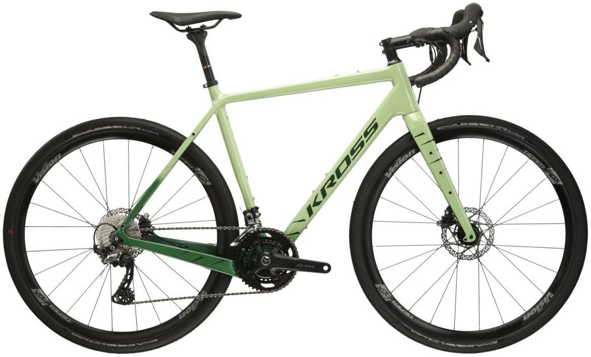 Gravelbike KROSS Gravelbike Esker 8.0 28" grün