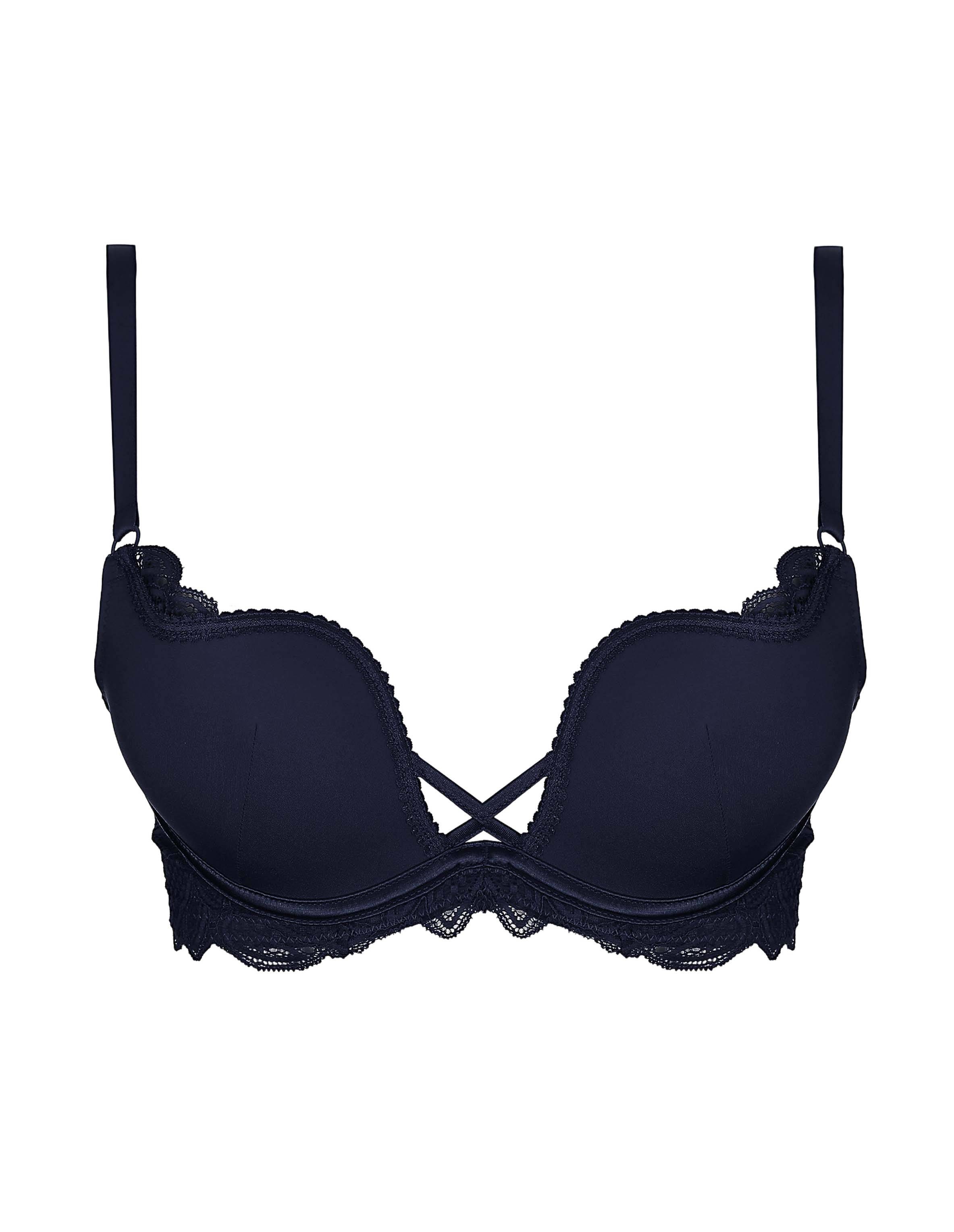 Henderson Push-up-BH Push-up-BH Delis, glatte Cups, abnehmbare Träger