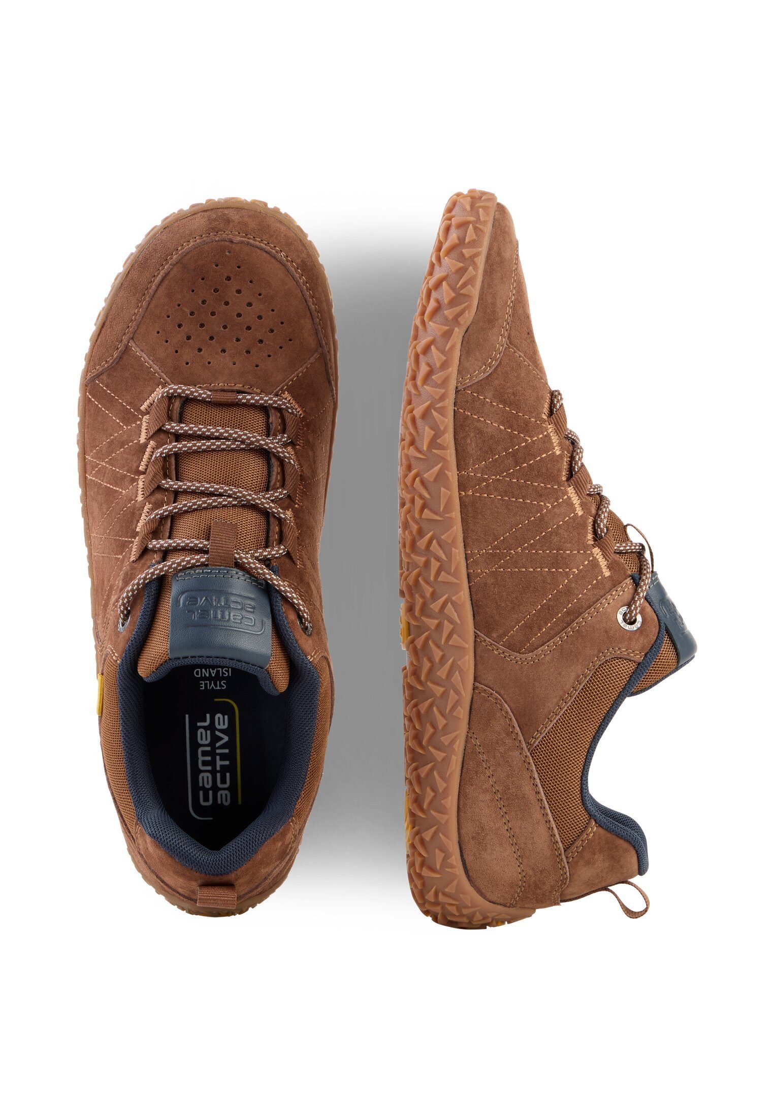 camel active Sneaker pig nubuk COGNAC/BLAU Sneaker günstig online kaufen