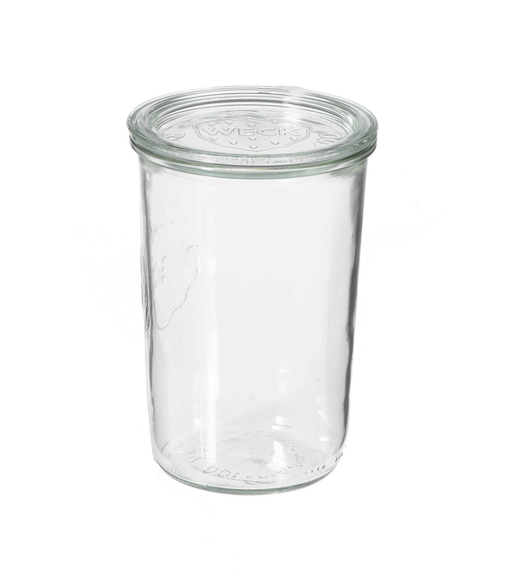 WECK Weck 160 Rand, 6 Vorratsdose cm Mini-Sturzform ml Glas