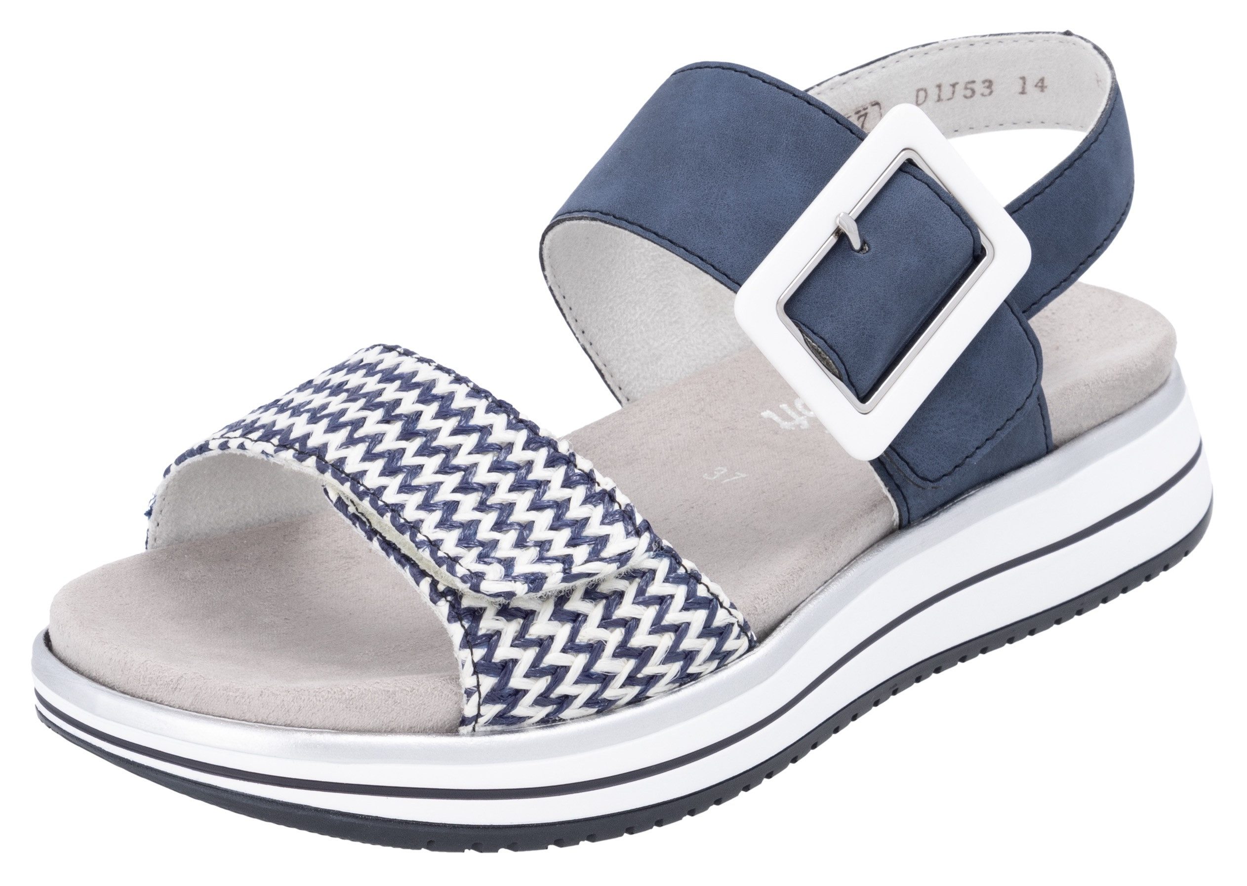 Remonte ELLE-Collection Keilsandalette, Sommerschuh, Sandale, Komfortschuh günstig online kaufen