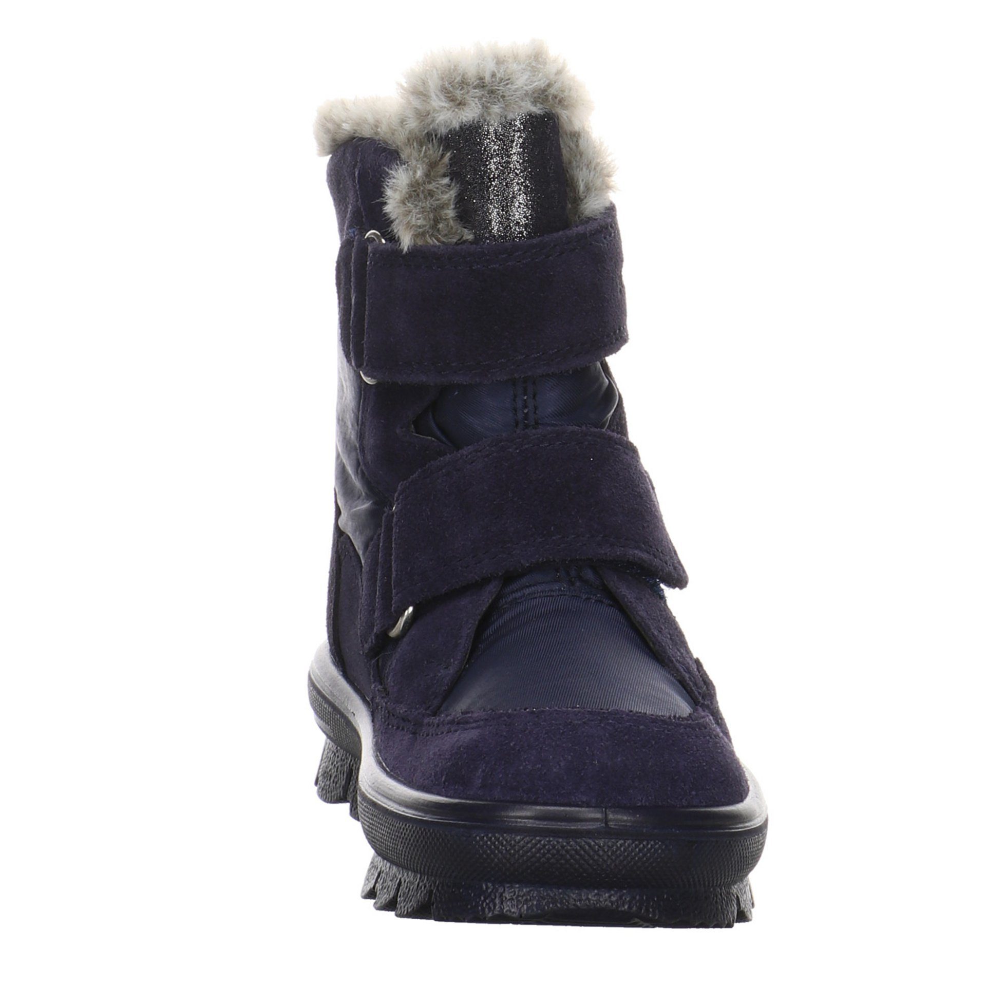 Leder-/Textilkombination Boots Leder-/Textilkombination Superfit Flavia blau uni Winterboots
