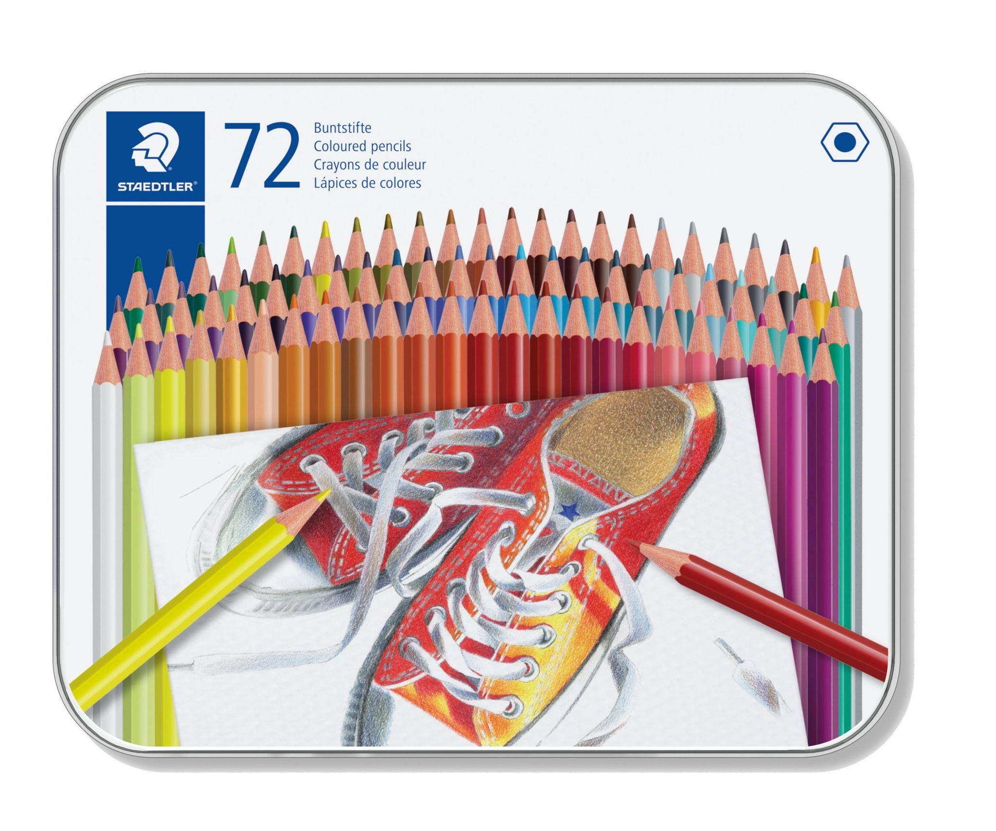 STAEDTLER Buntstift Staedtler Buntstift hexagonal 72ST