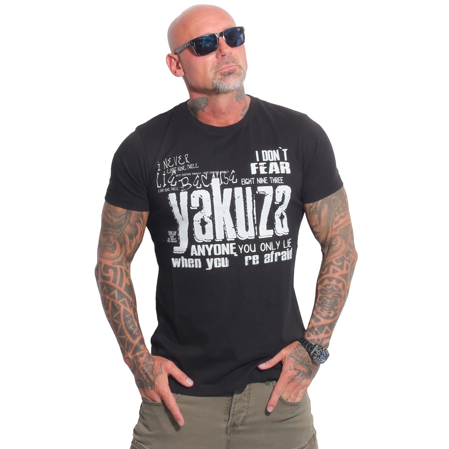 YAKUZA schwarz T-Shirt Fear