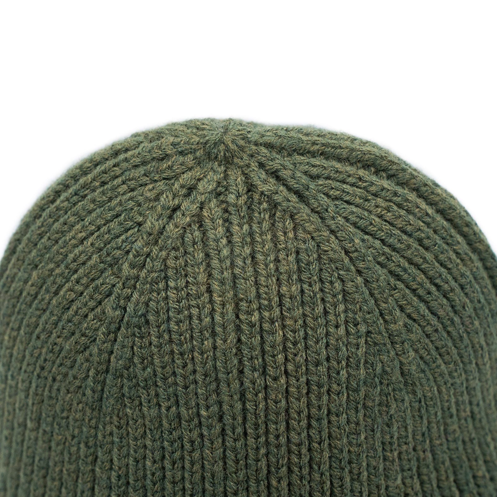 Weber GmbH Beanie Weber #Werkeholics Beanie grün (1-St) mit Logo, grün, mit breitem Umschlag