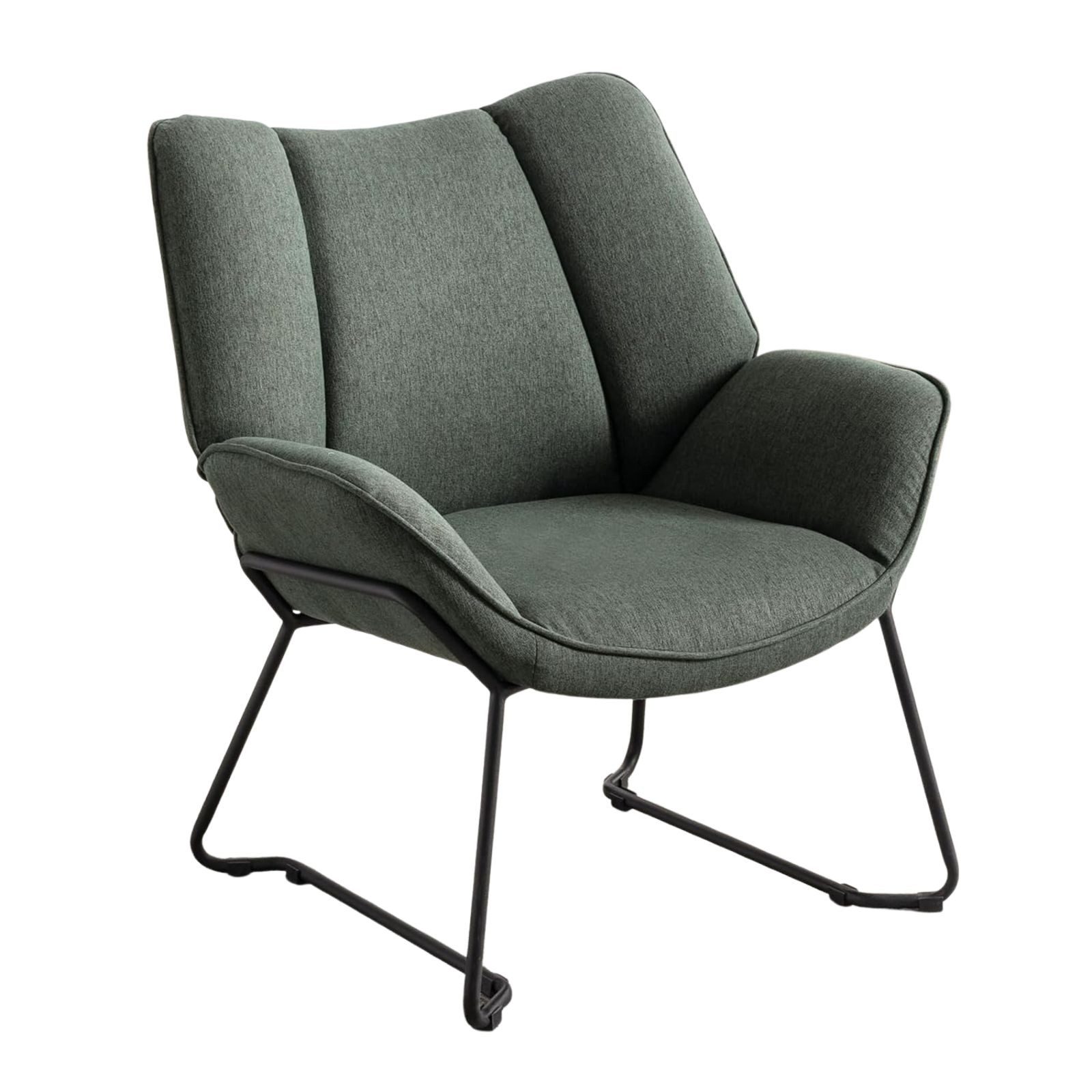 CHAIRUS Sessel Relaxsessel Ohrensessel Freizeitsessel Polsterstuhl mit Metallbeinen (1-St), Gepolsterter Lehnensessel für Wohnzimmer, Schlafzimmer