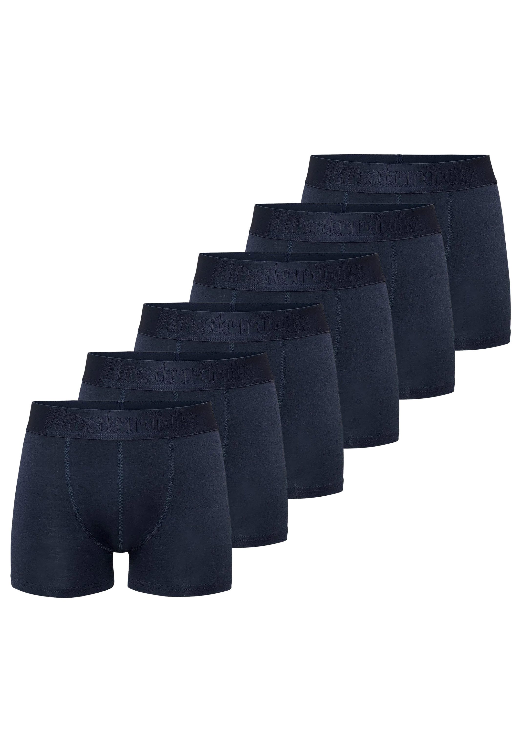 Resteröds Retro Boxer 6er Pack Bamboo (Spar-Set, 6-St) Retro Short / Pant - ohne Eingriff