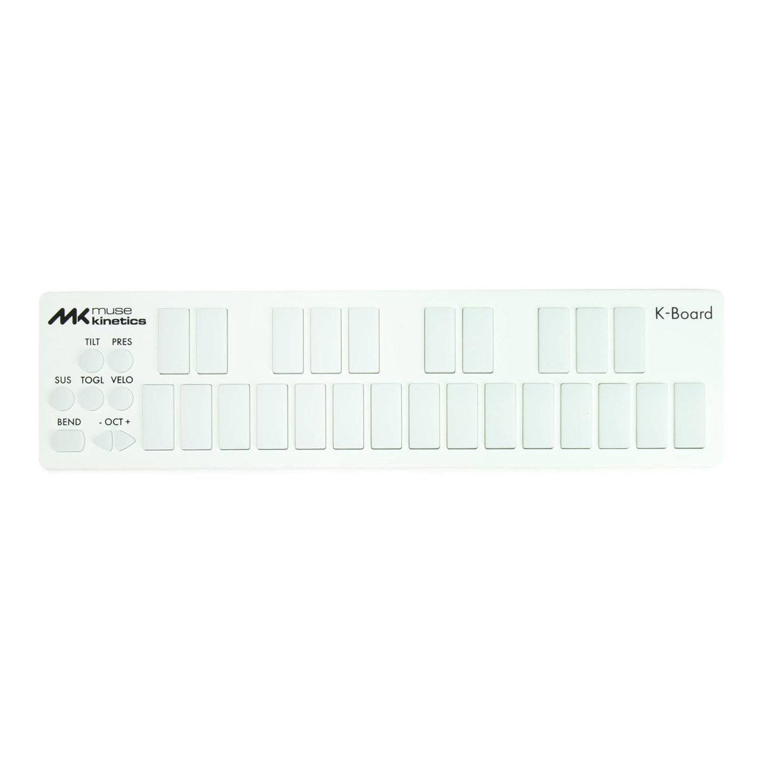 Keith McMillen Muse Kinetics MIDI-Controller K-Board Snow mit Kopfhörer Digitales Aufnahmegerät (Vorteils-Set mit Kopfhörer)