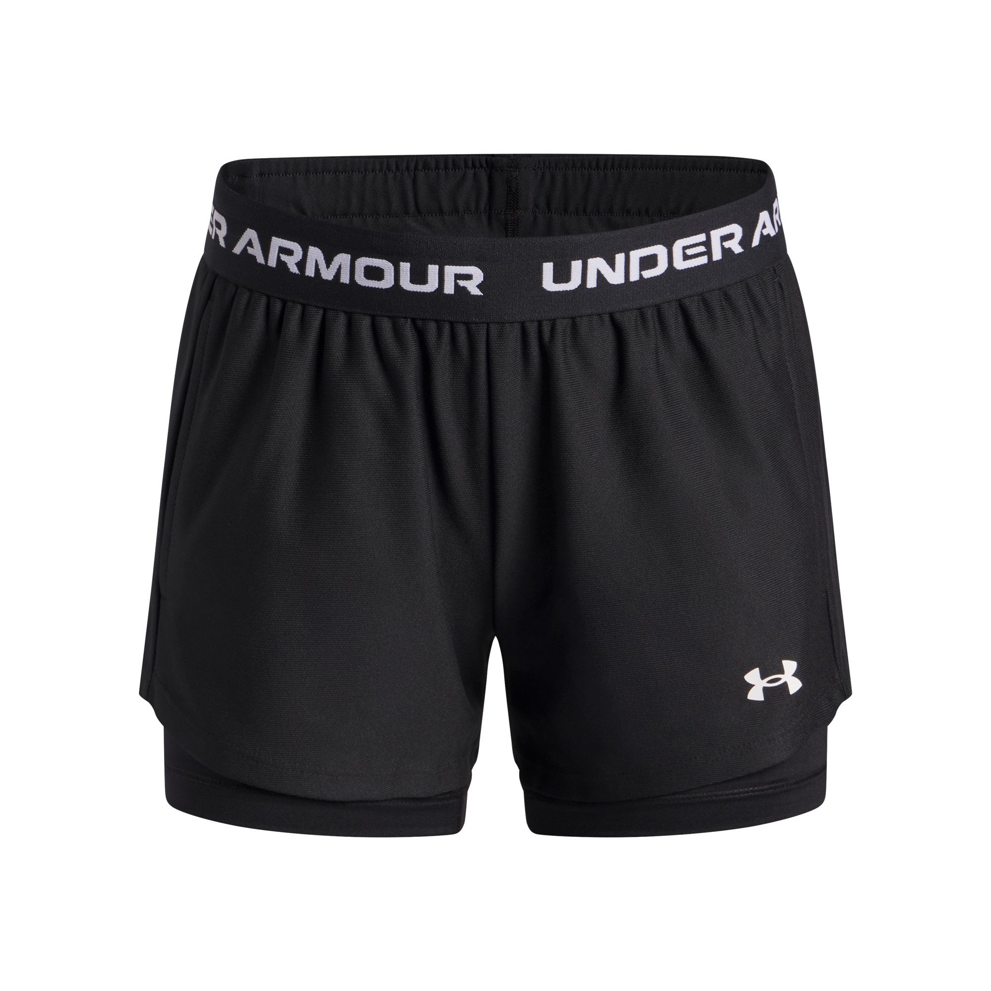 Under Armour® Trainingsshorts Under Armour Mädchen Short Tech Play Up 2n1 Short 6004985
