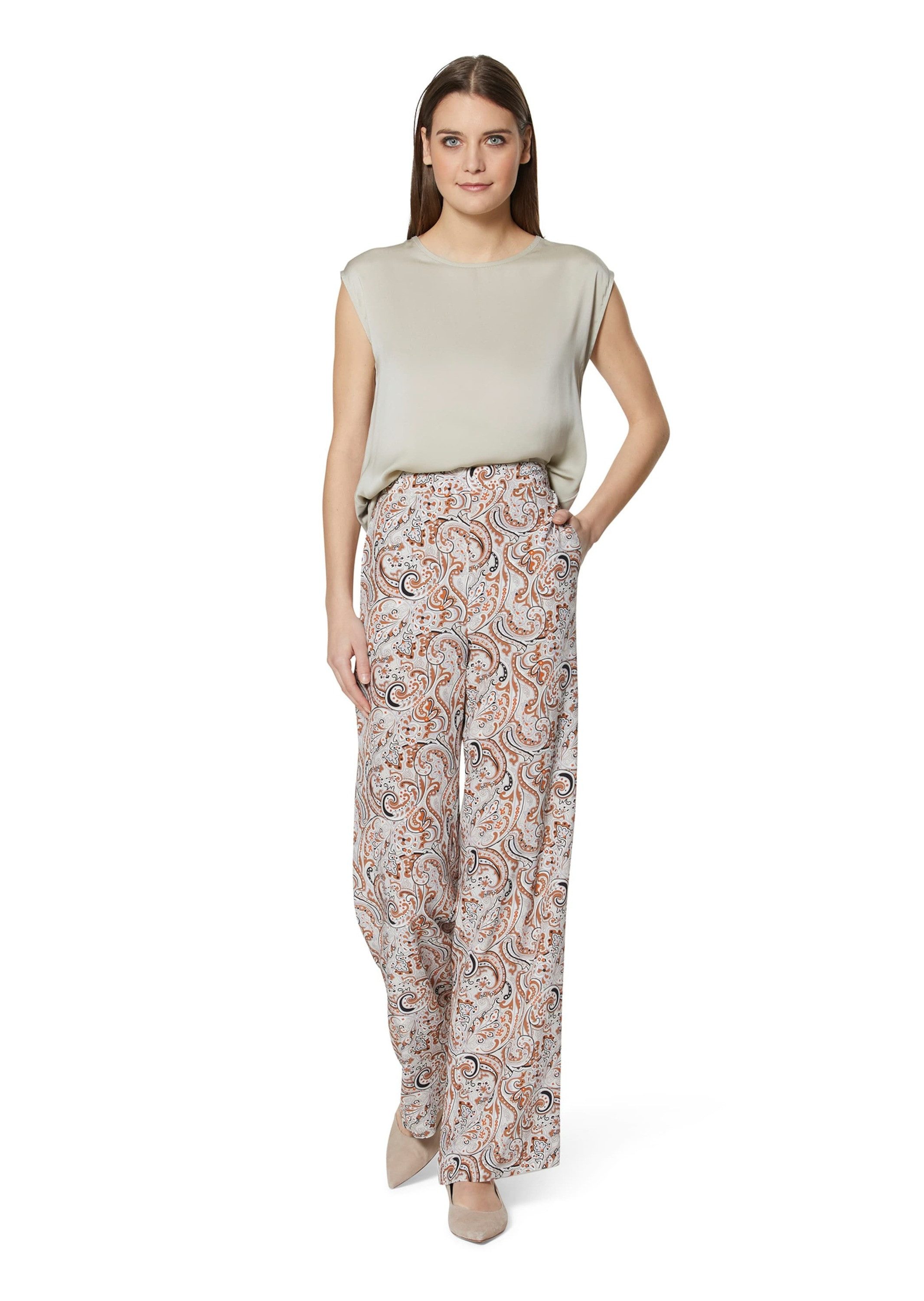 MADELEINE Stoffhose Weite Schlupfhose mit Paisley-Muster günstig online kaufen