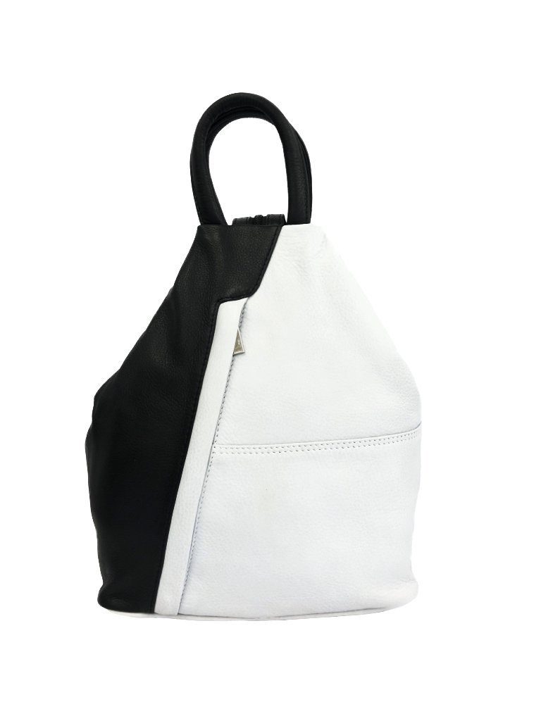 Cinino Cityrucksack Verona, Lederrucksack Sicherheitsrucksack