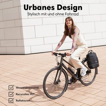 Johnny Urban Fahrradtasche Jona Medium Bike (3-tlg), Gepolstertes Laptopfach, Wasserabweisend
