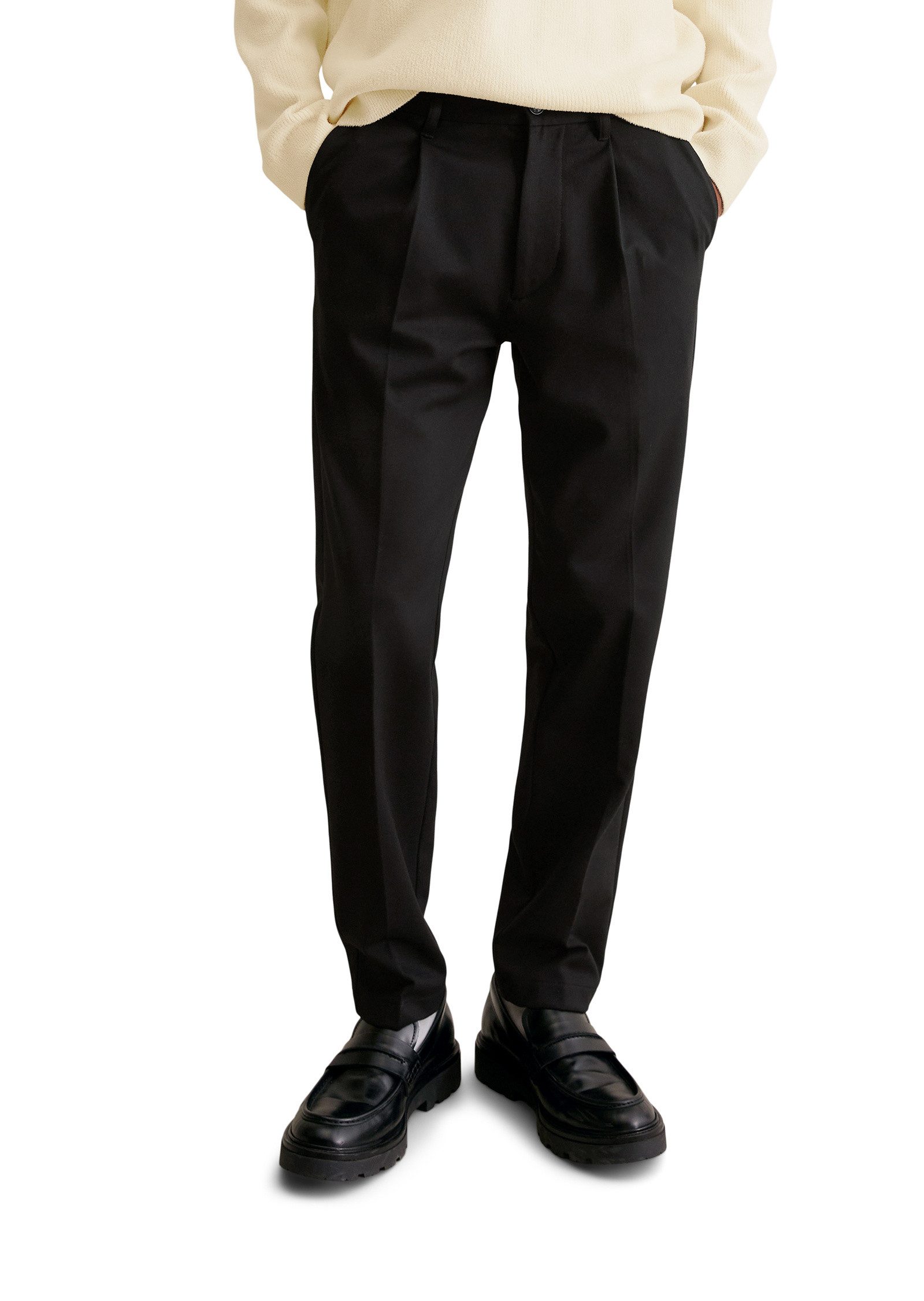 Marc O'Polo DENIM Chinohose aus Recycling-Polyester und Viskose