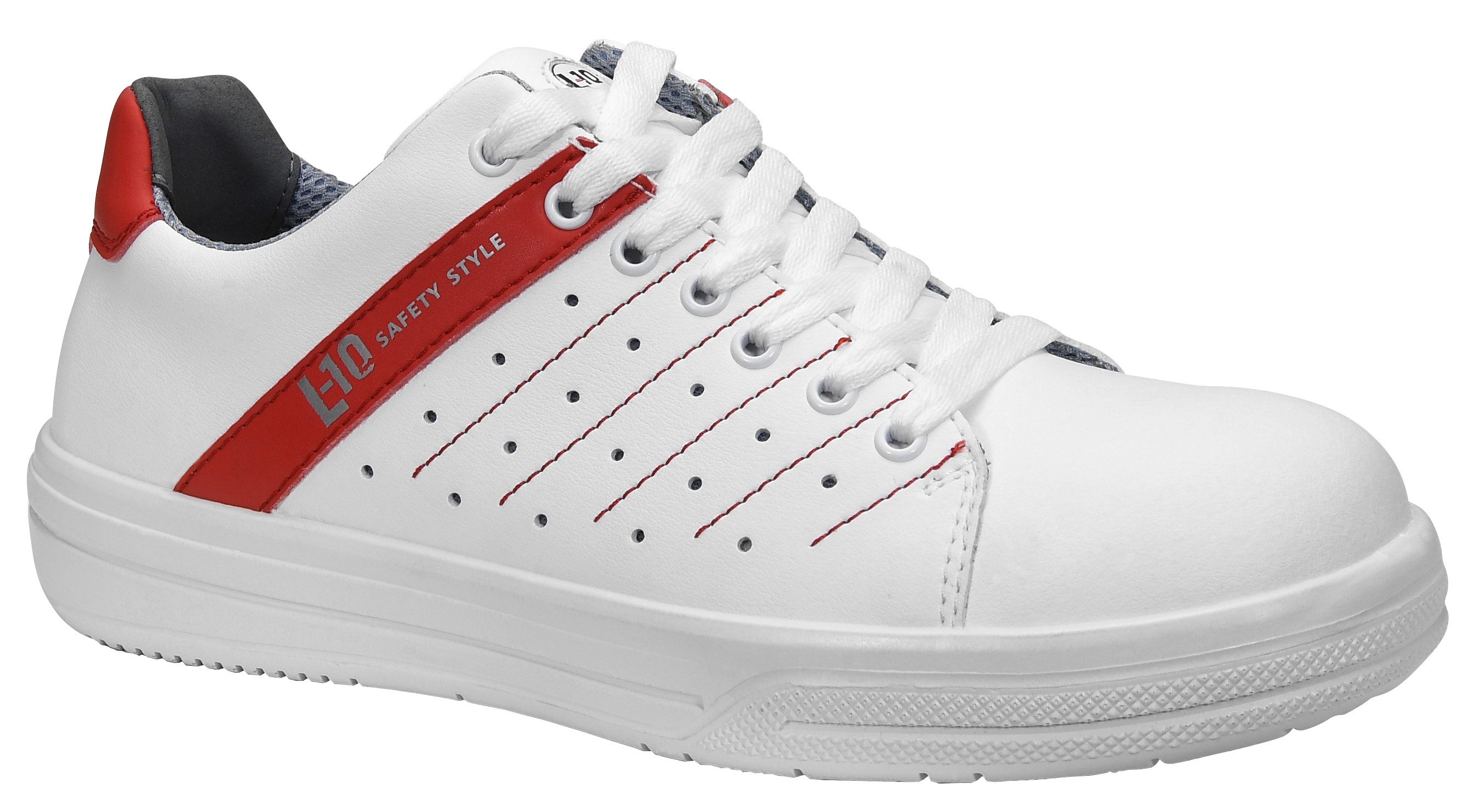 ELTEN NORRIS white-red Low ESD O1 Sicherheitsschuh (Schuhkarton, Paar)