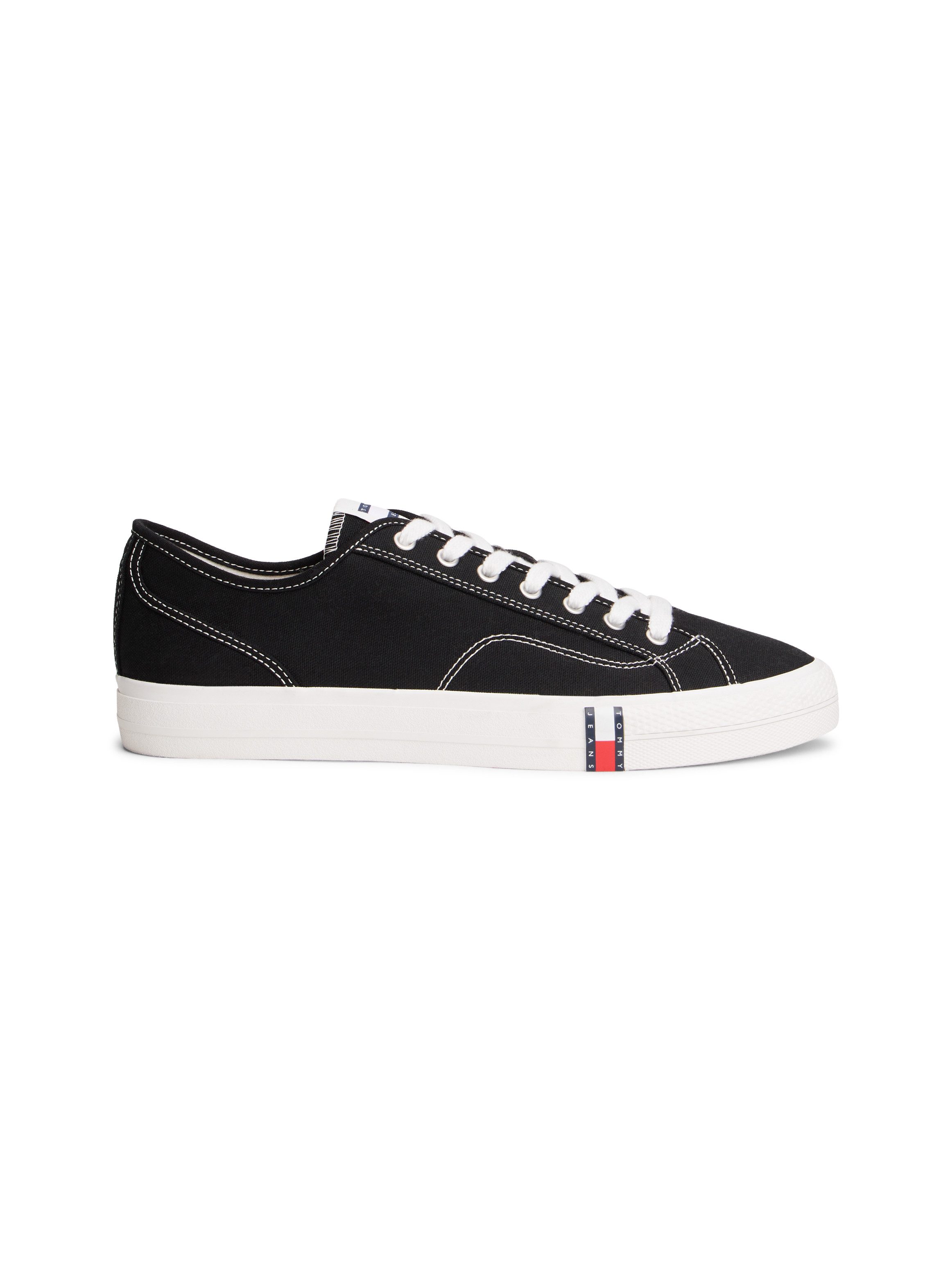 Tommy Jeans ARCHIVE VULC Y2K Sneaker Freizeitschuh, Halbschuh, Schnürschuh mit Logoflagge im Plateau