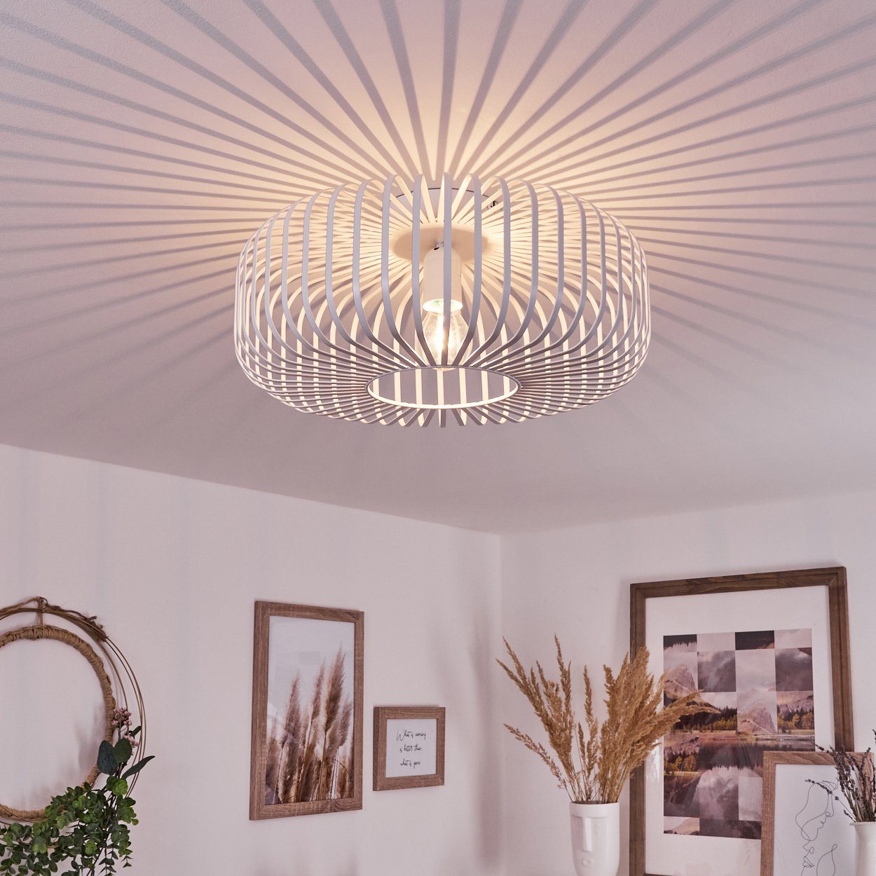 hofstein Deckenleuchte »Pieris« runde Deckenlampe aus günstig online kaufen